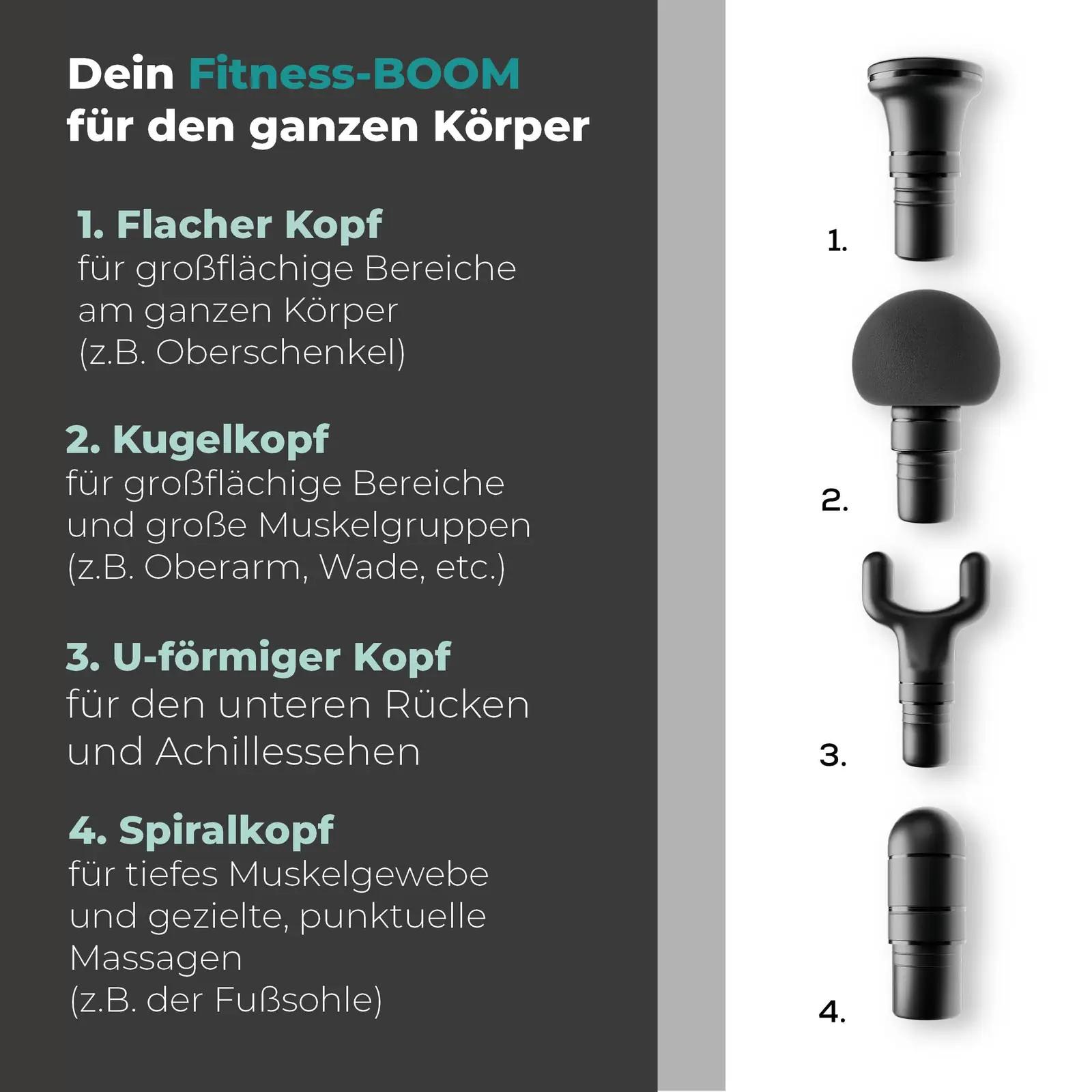 Beurer sportlik massaažipüstol Antelope BOOM — kompaktne taastav – pilt 6