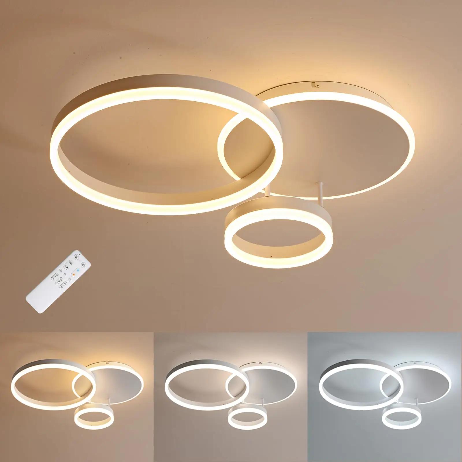 MOUNM modernne LED laelamp 65×50 cm — reguleeritav valgus