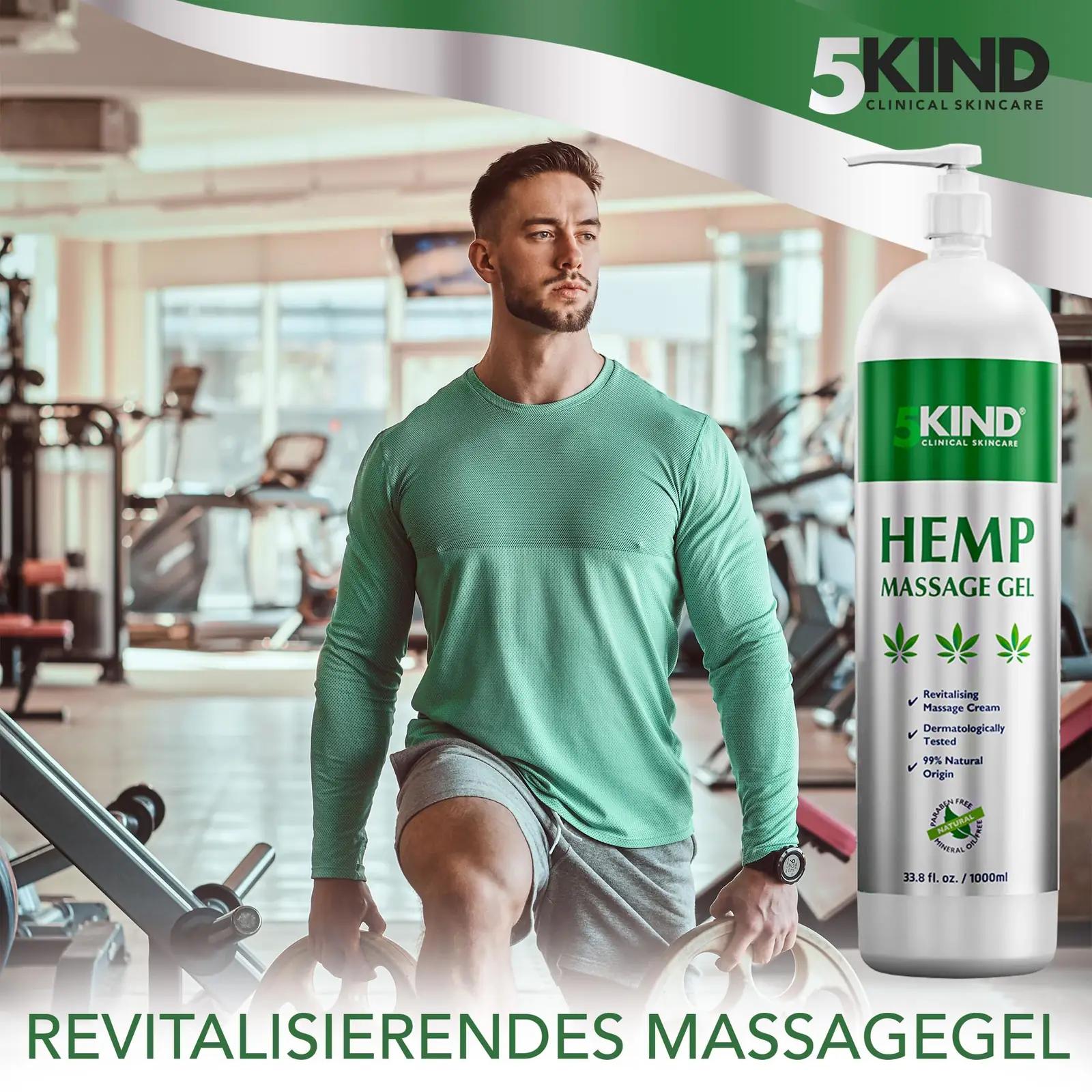 5kind clinical skincare tugevatoimeline Hanf-Aktivgel 1000ml – pilt 8