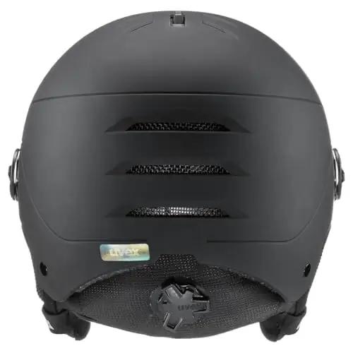 Uvex kaitsev ja hingav suusahelmet – mugav matt must 58–61 cm – pakend ja tarvikud