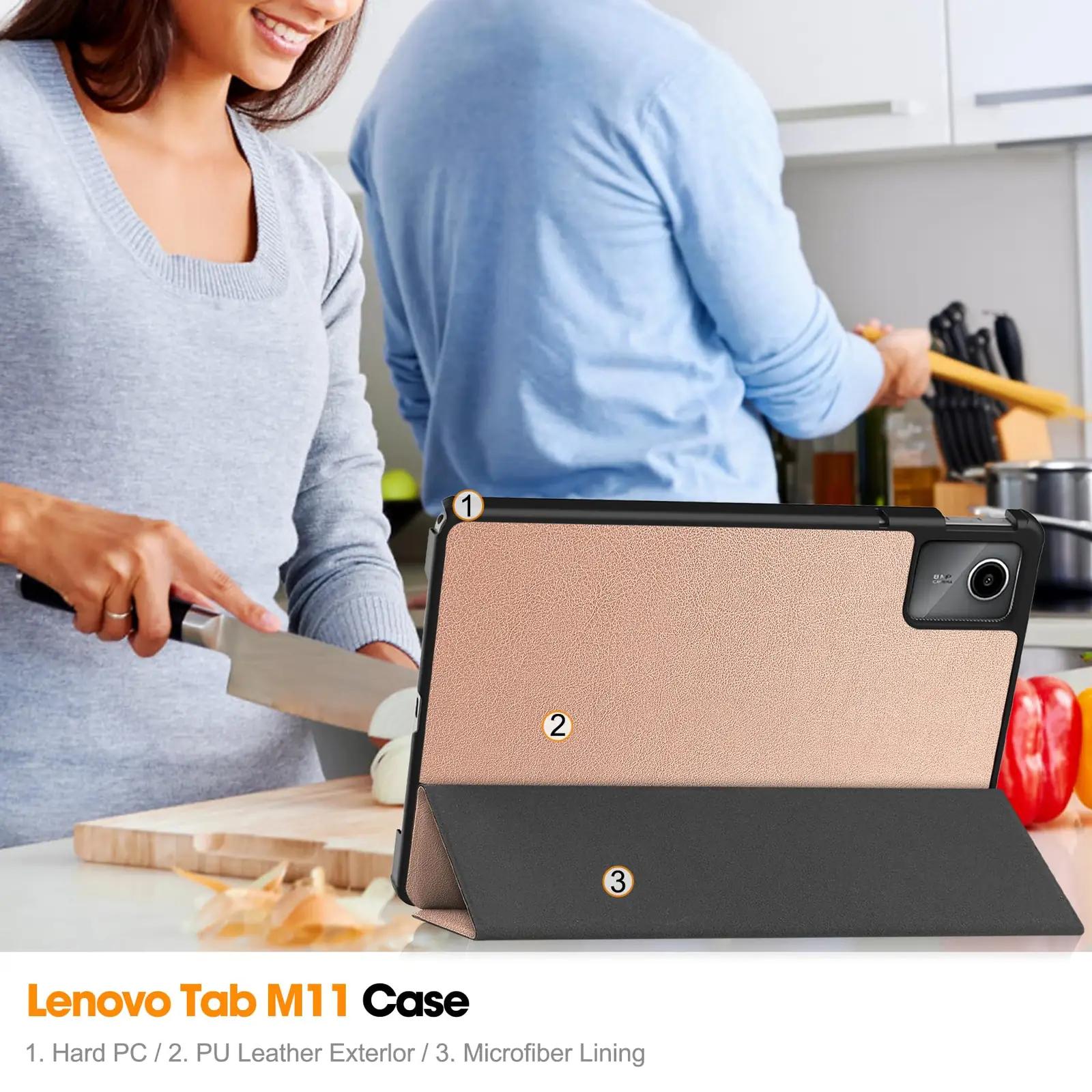 Rojeuinn kullavärvi kerge kaitsekate Lenovo Tab M11 (11″) – pilt 7