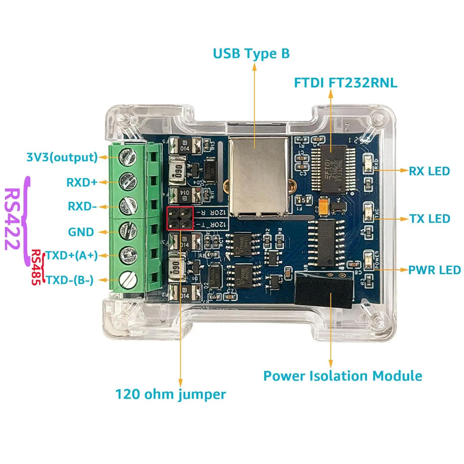 DSD TECH eraldatud USB–RS485/RS422 konverter tööstuseks ja – pakend ja tarvikud