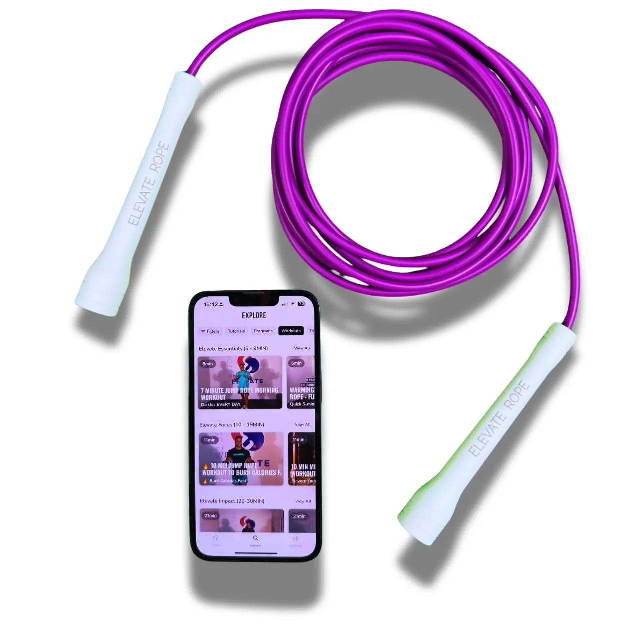 Elevate Rope vastupidav PVC hüppenöör – sobib CrossFitiks – detailne vaade