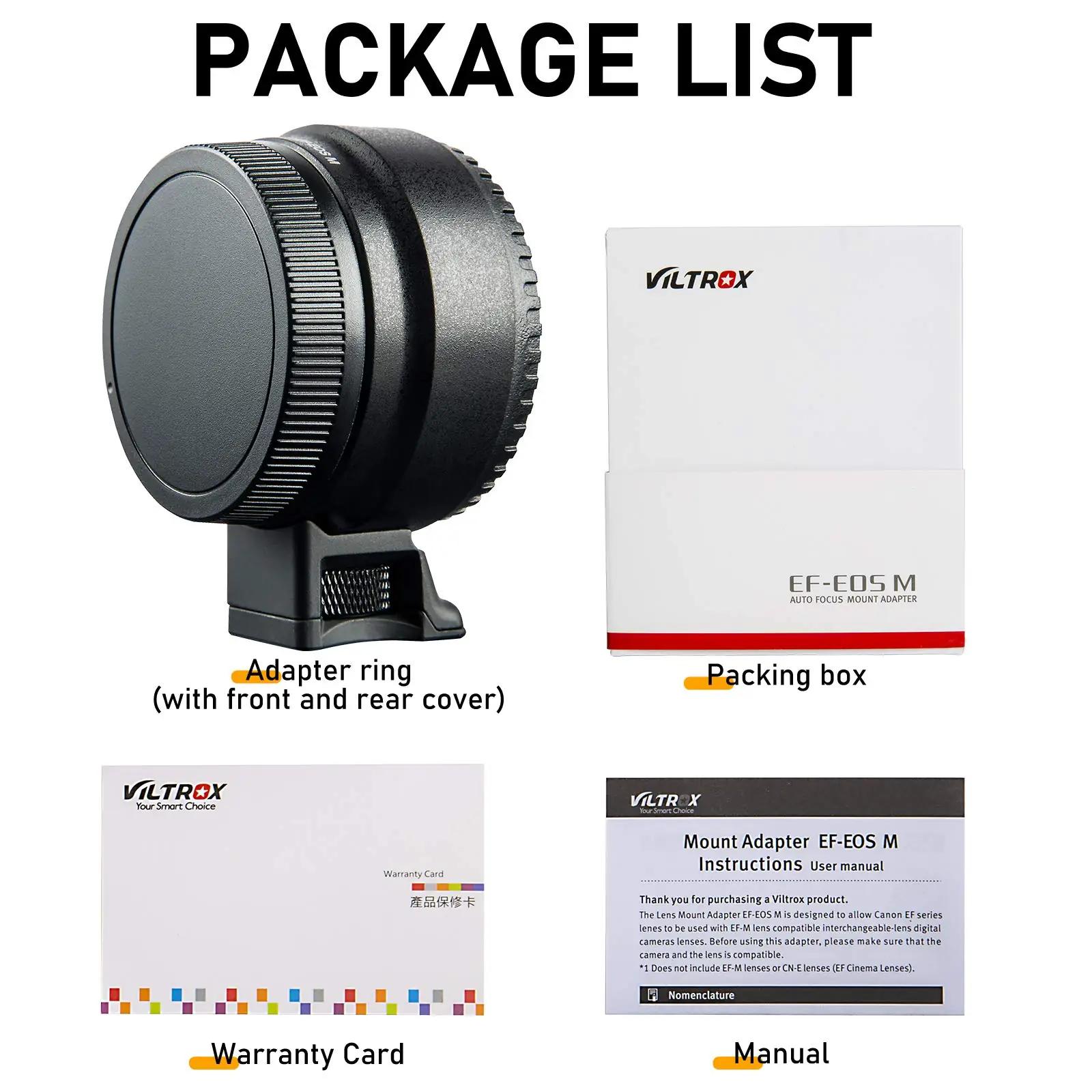VILTROX metallist adapter EF-EOS M – autofocus ja ühilduvus – pilt 7