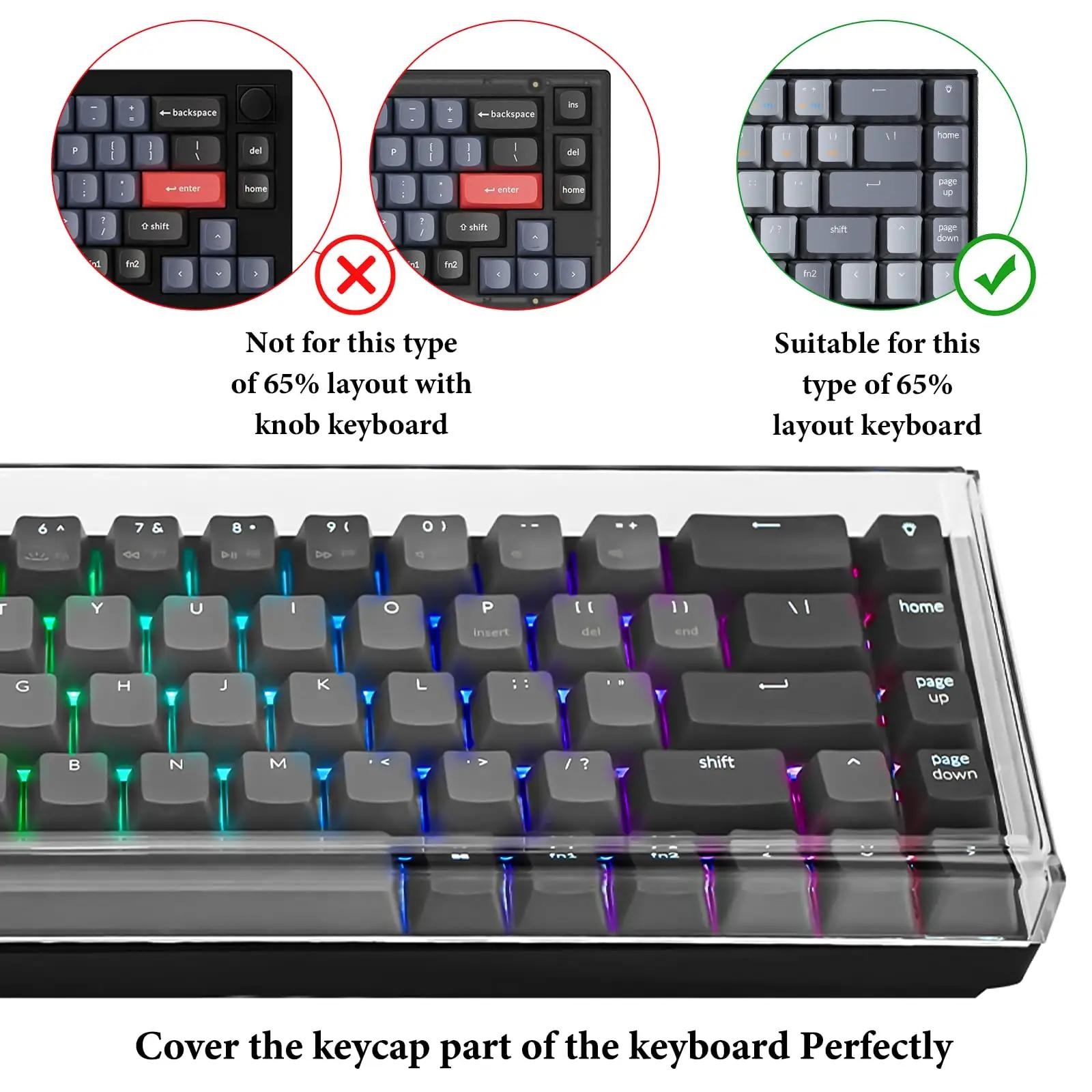 GEEKRIA akrüülne Tenkeyless kaitse — selge matt kate – detailne vaade