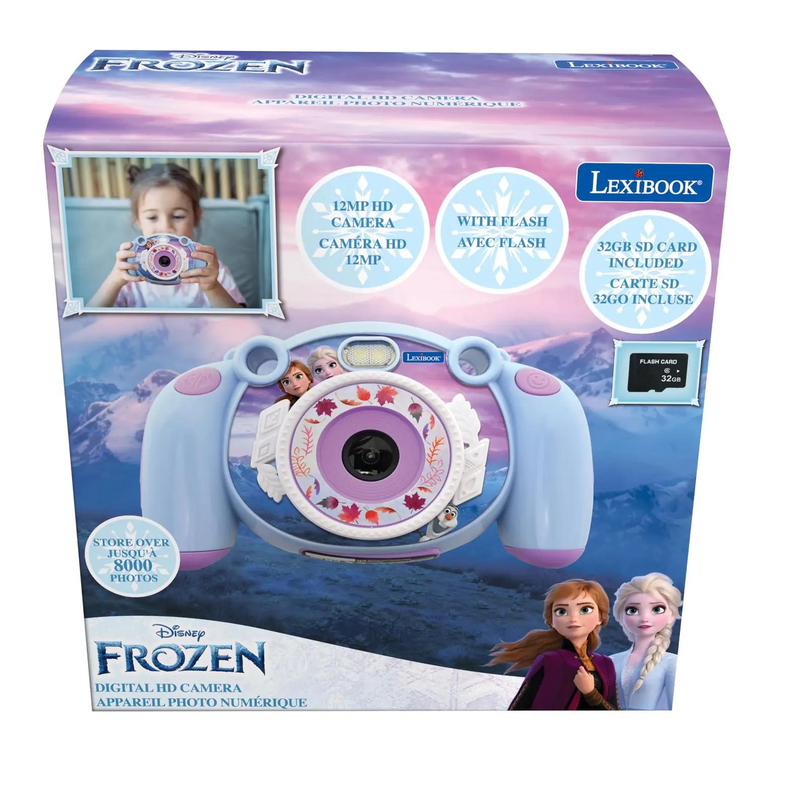 Lexibook lastekaamera Frozen — vastupidav fotosuvi ja mängud – kasutusnäide