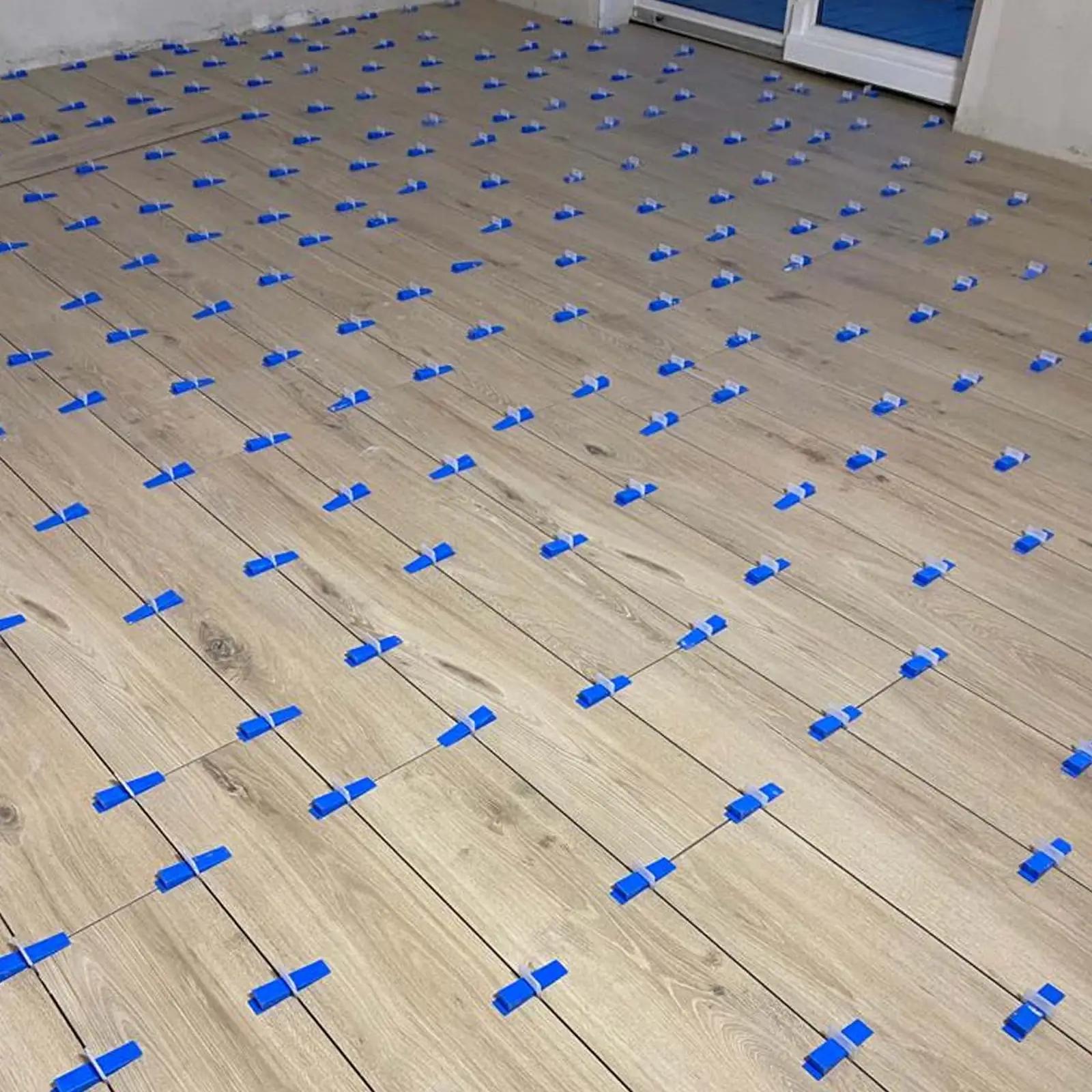 Lantelme plastist plaadikinnitus—täpne 1 mm vuugipolster – kasutusnäide