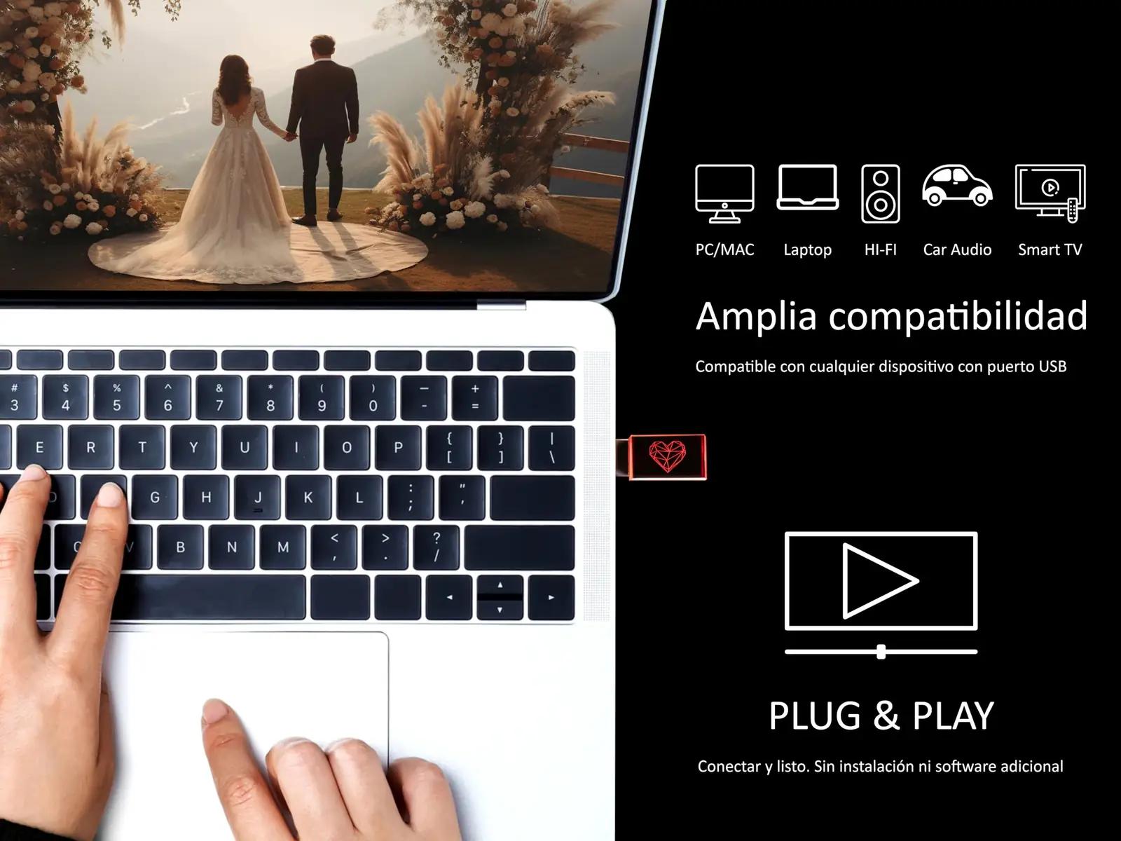 ZELEKTA bambusest USB-mälupulk 64 GB — looduslik kingitus – pilt 6