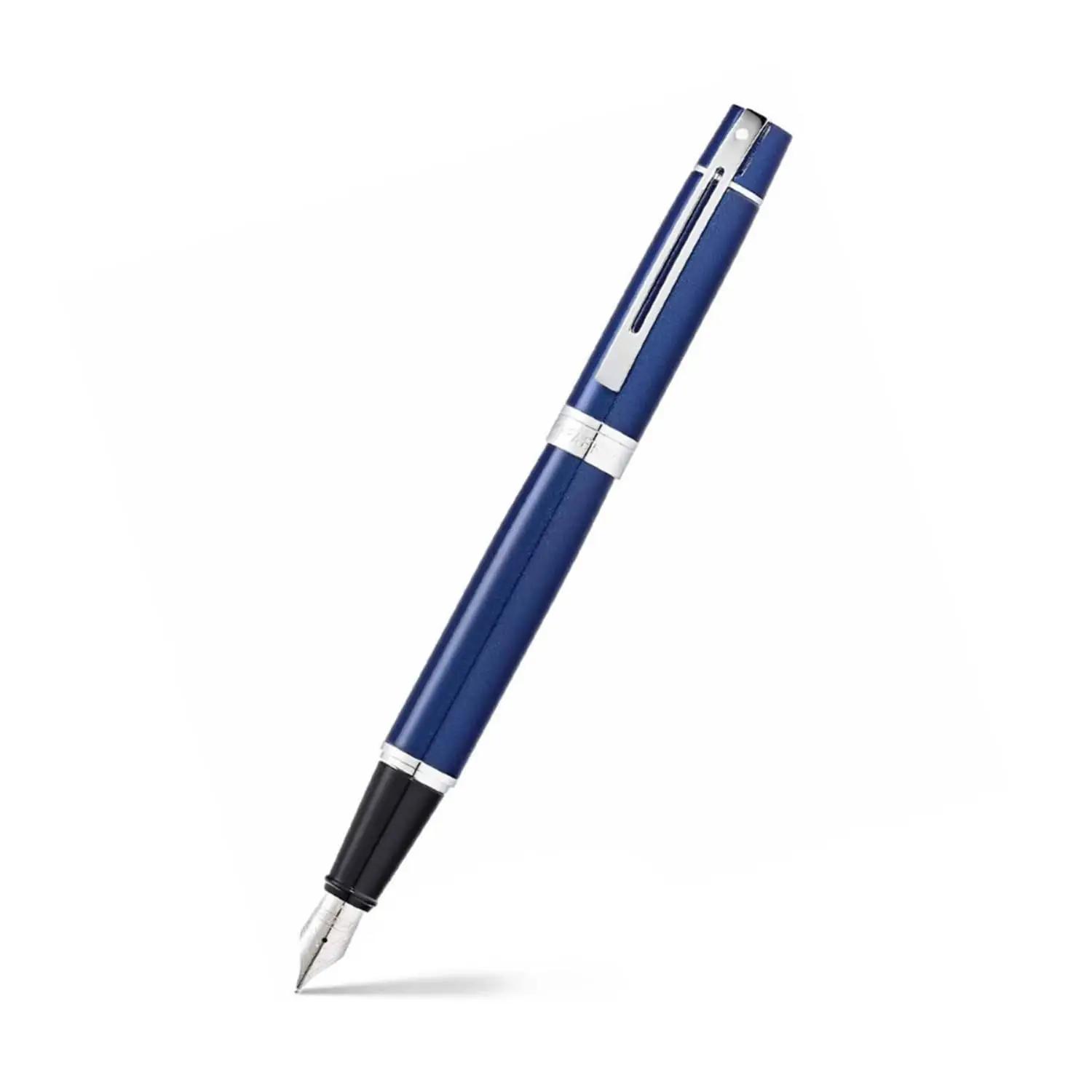 Sheaffer sinine roostevaba täitevpliiats — elegantne kingitus