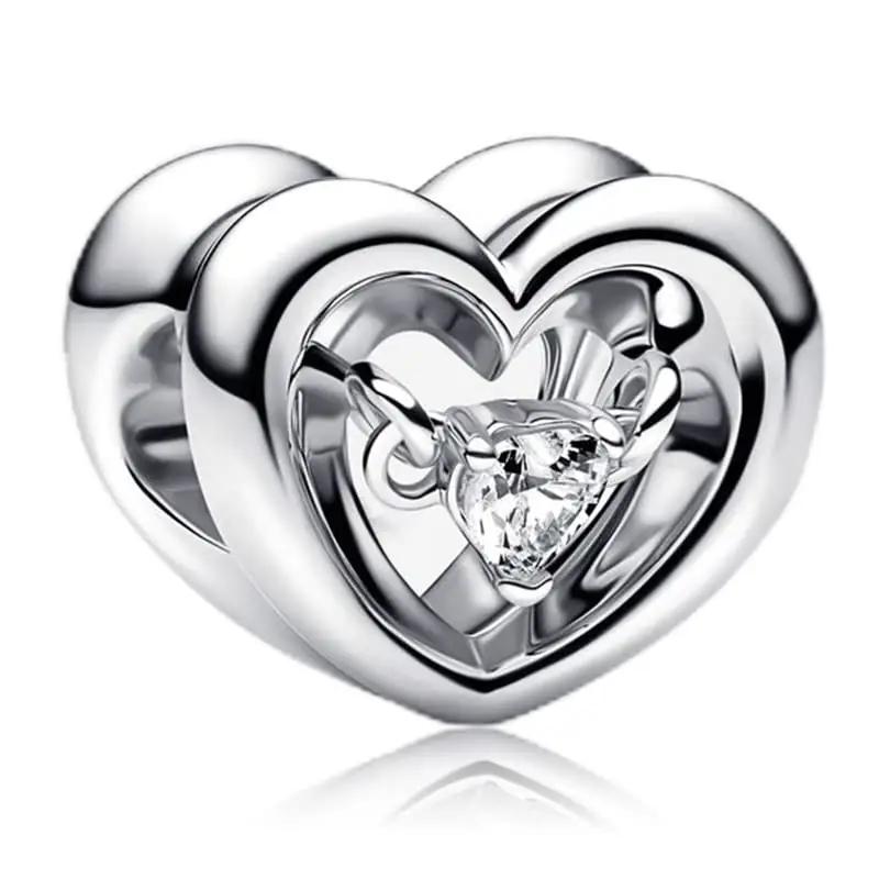 LaMenars sterling-silver südame ripats – elegantne kingiidee