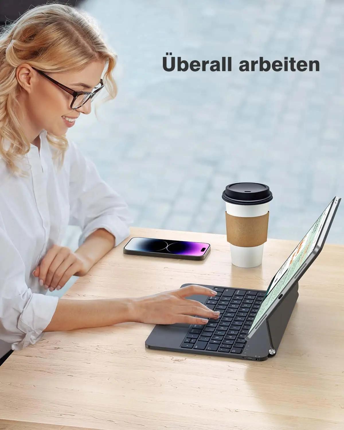 TECURS must PU-klappkate iPad Air/Pro jaoks – pilt 9