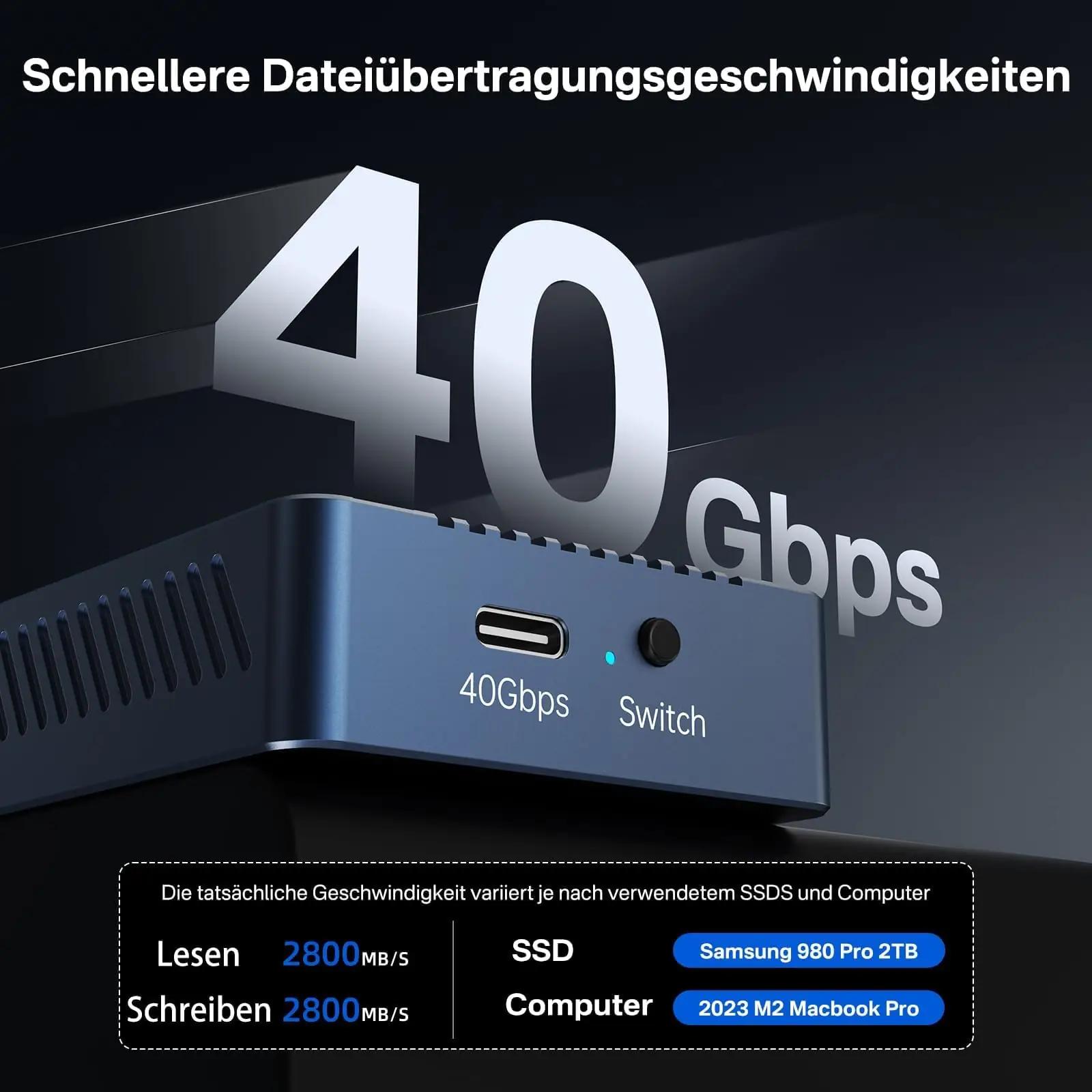 Acasis alumiiniumist M.2 NVMe SSD korpus – kiire ja vaikne – lisavaade