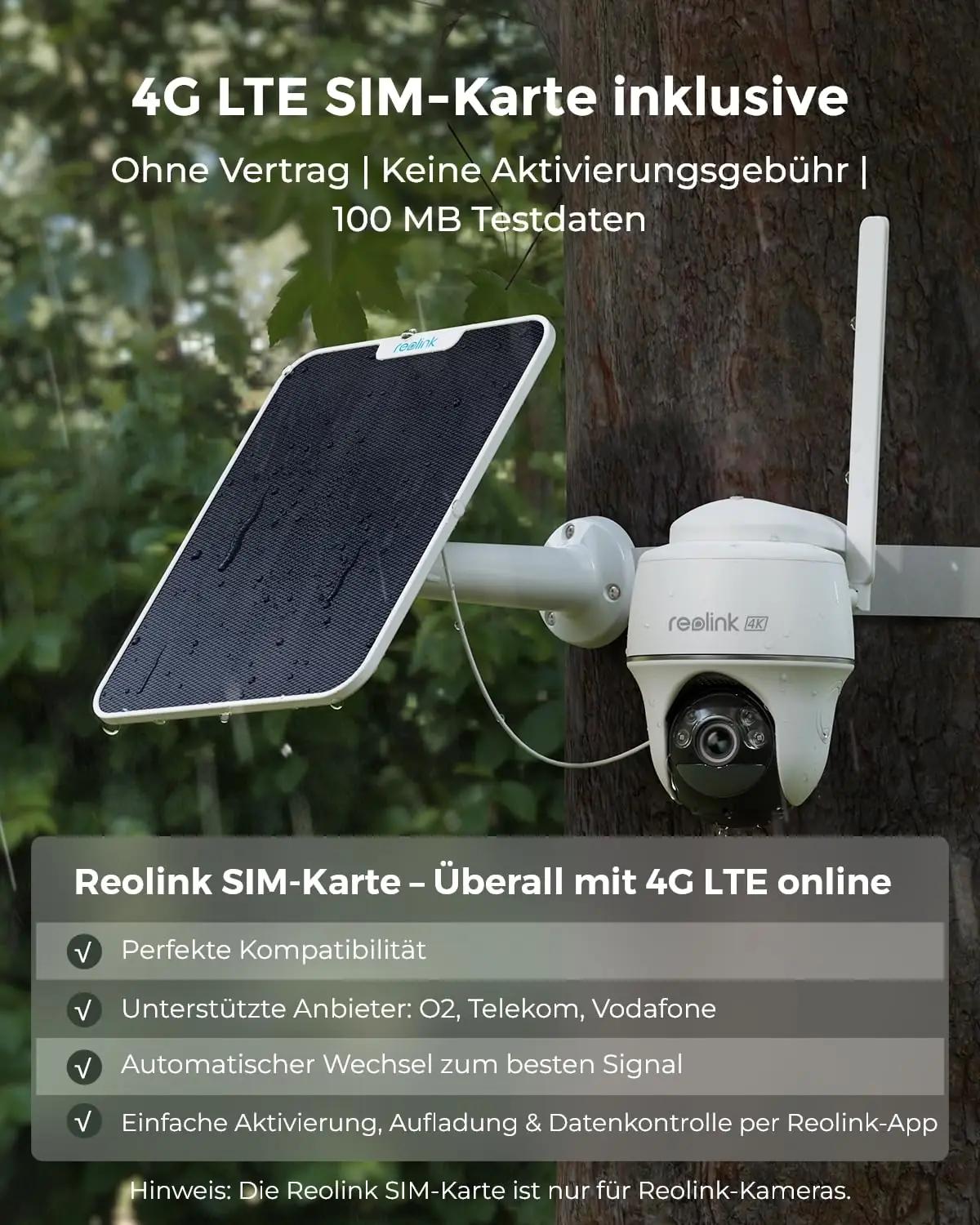 Reolink turvakamera päikesepaneeliga – metallist välistingimus – detailne vaade