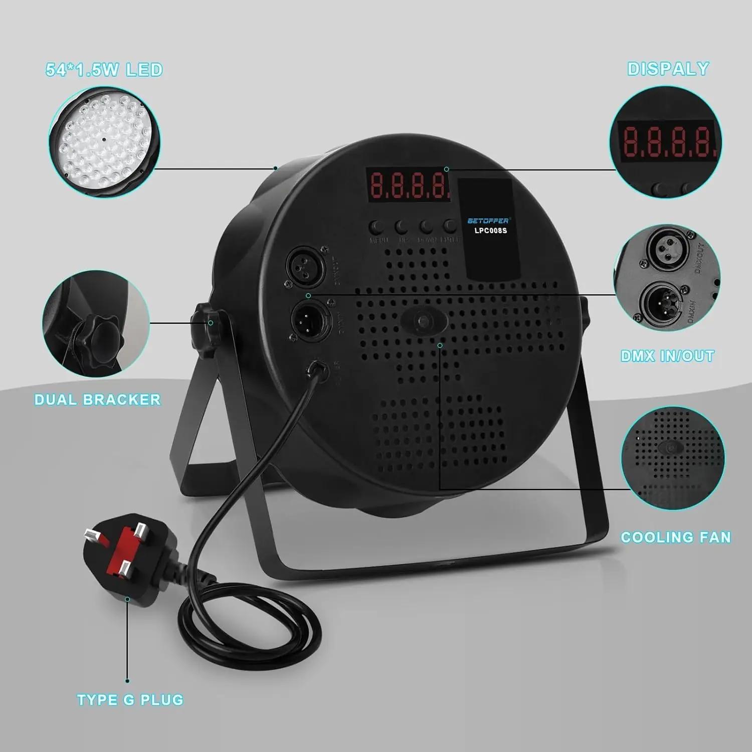 BETOPPER modernne LED-discovalgusti kuni pulmadeni – kasutusnäide