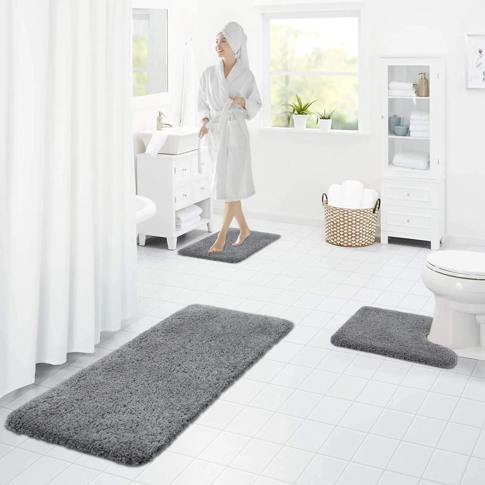 Homaxy pehme mikrofiber vannitoavaip 60×120 cm – libisemiskindel – pilt 7