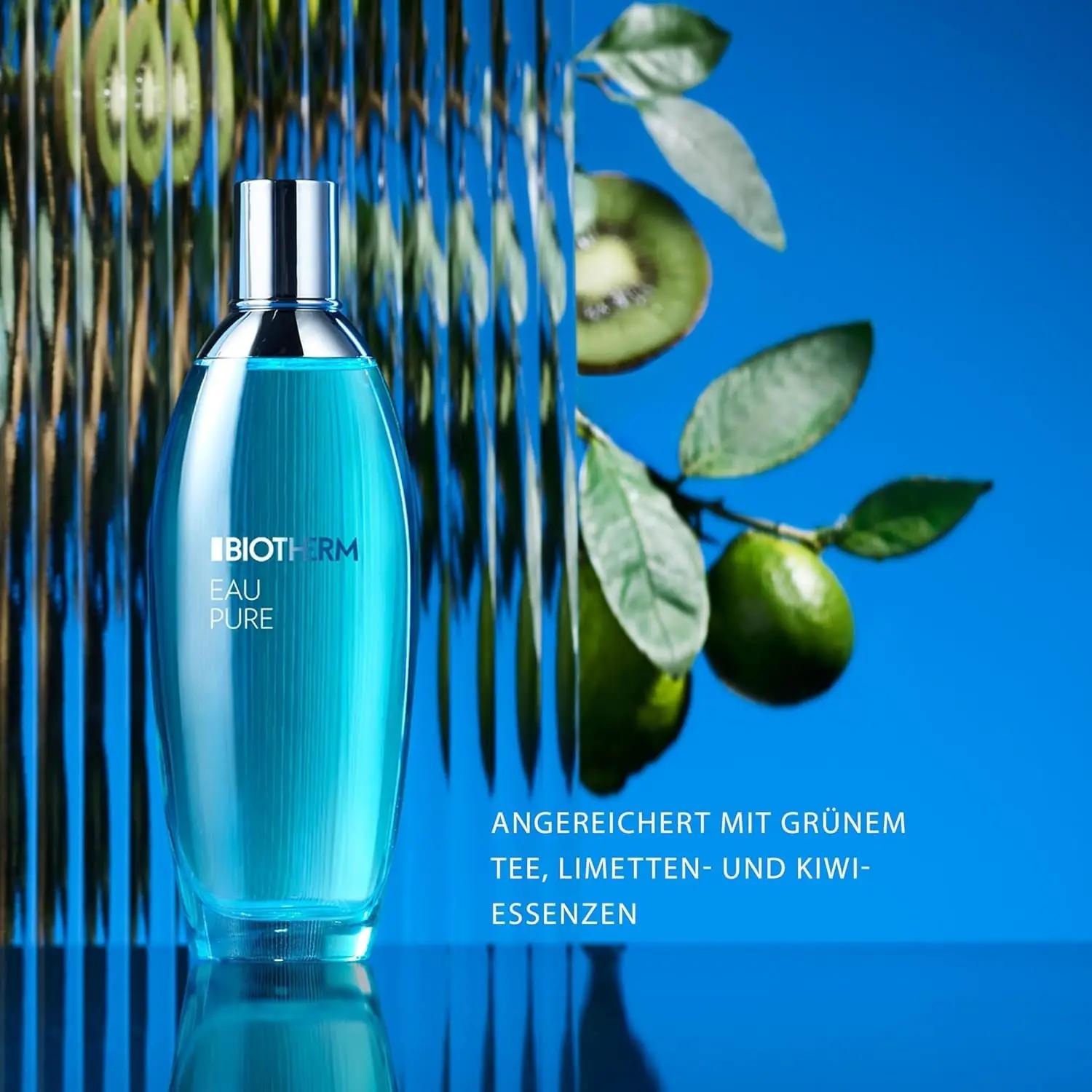 BIOTHERM värskendav kehavaht 100 ml — niisutav teearoomi lõhn – pakend ja tarvikud