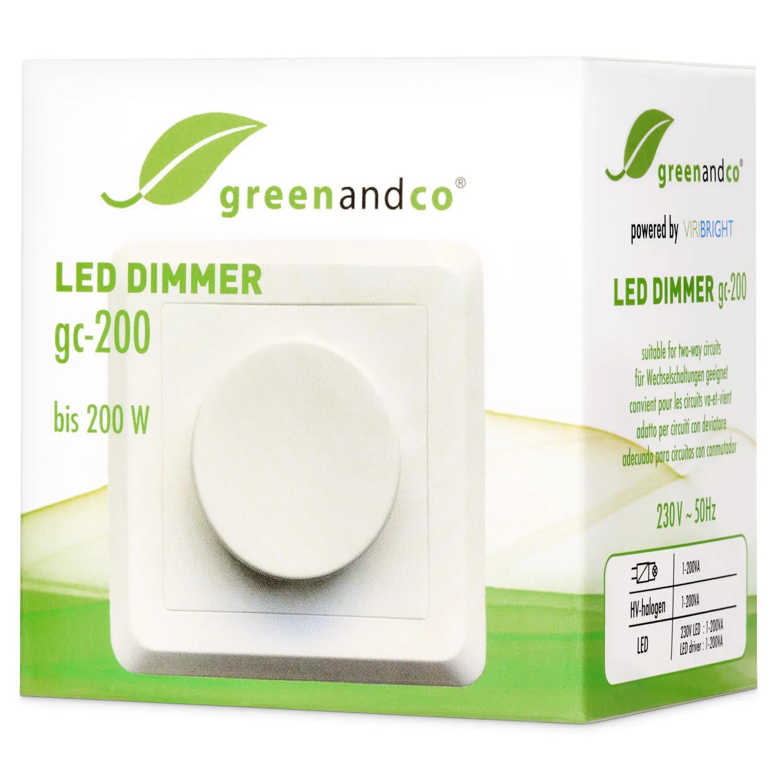 greenandco seinasisene dimmer gc-200 — 2tk valge plastik – pilt 10