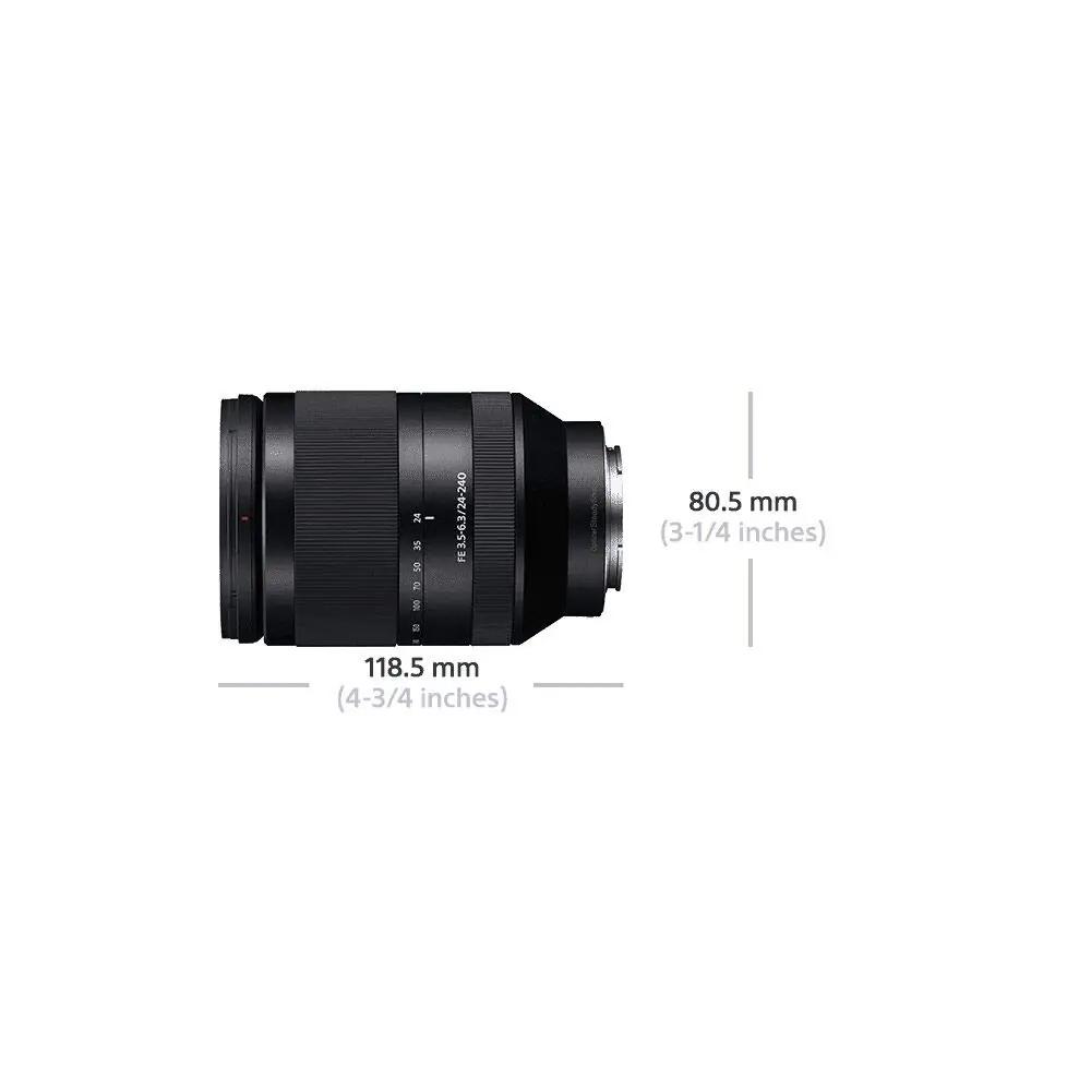 Sony kerge reisizoomobjektiiv 24–240mm — mitmekülgne – lisavaade
