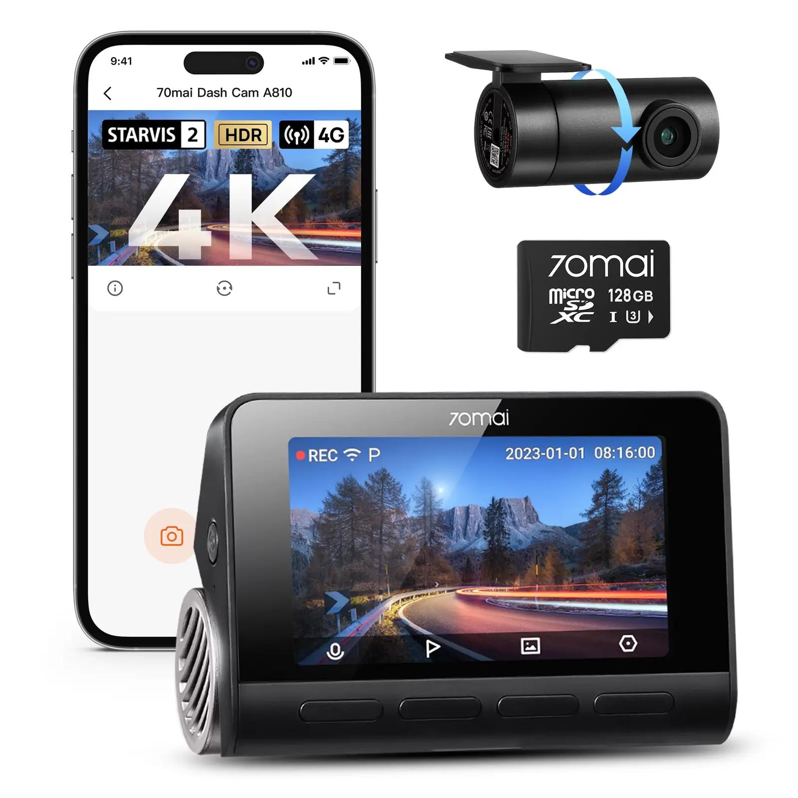 70mai Dash Cam A810 elektroonika ja foto – toote esivaade