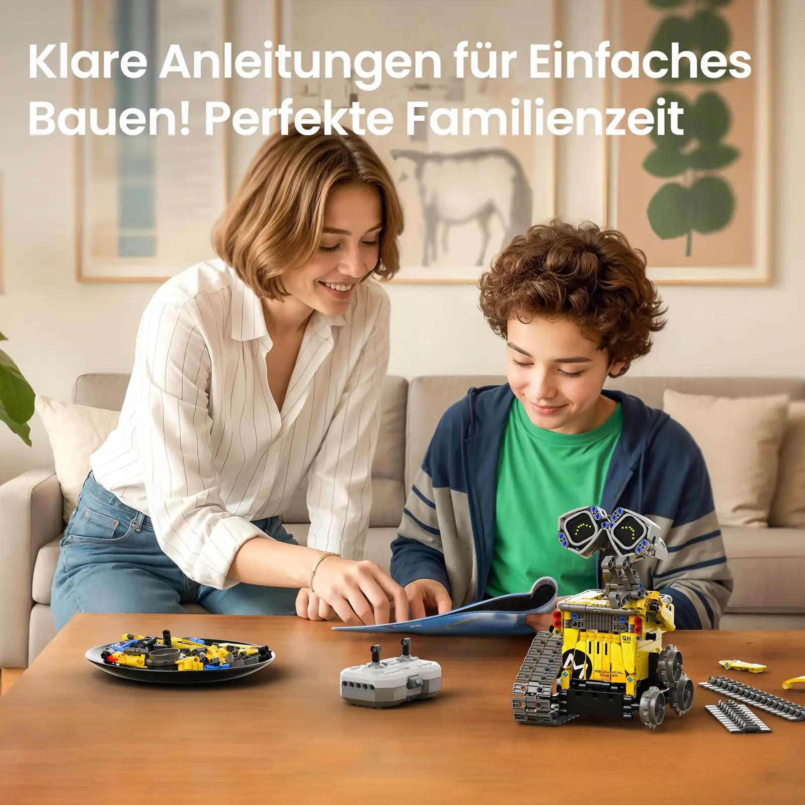 Sillbird kollane 5-in-1 programmiga robot — loov mänguasi – pilt 7