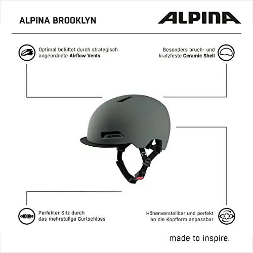 ALPINA urban jalgrattakiiver LED-valgusega — vastupidav ja mugav – pilt 6