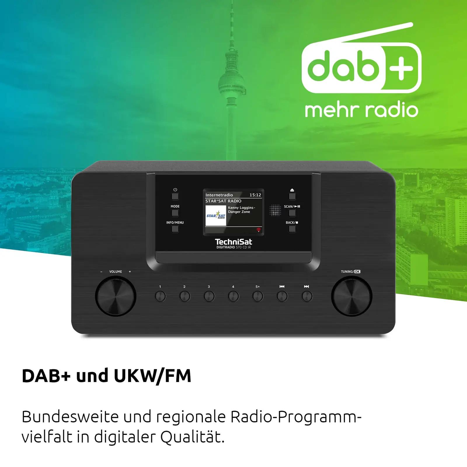 TechniSat stereoradio CD-mängijaga – mitmeallikas helielamus – pakend ja tarvikud