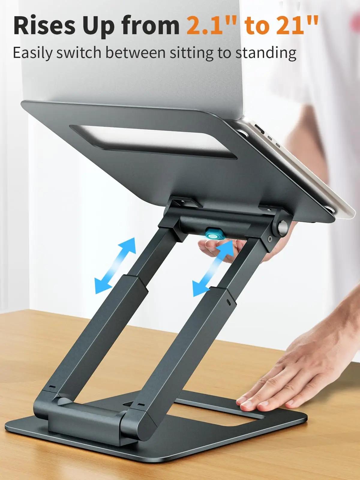 tounee ergonoomiline metallist sülearvuti-alus lauale — – pakend ja tarvikud