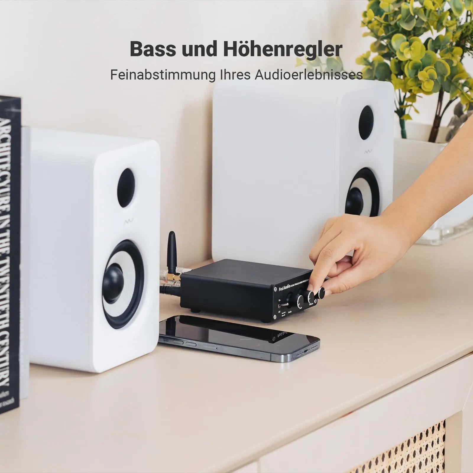Fosi Audio alumiiniumist mini-Hifi võimendi – võimas 200W heli – kasutusnäide