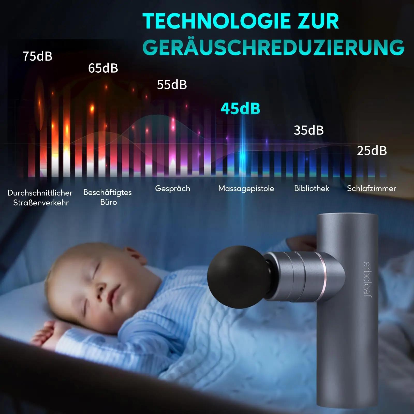 arboleaf mini massaažipüstol CM20C — kerge lihasteraapia – pilt 6
