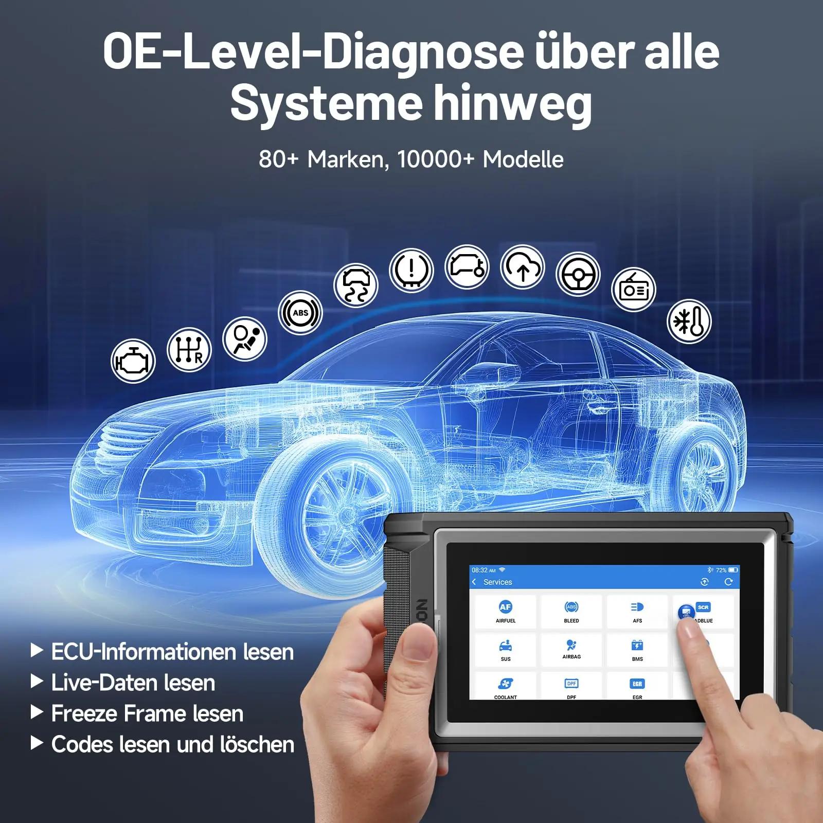 TOPDON obd-ii diagnosiseadmed AD800BT-UK – kasutusnäide