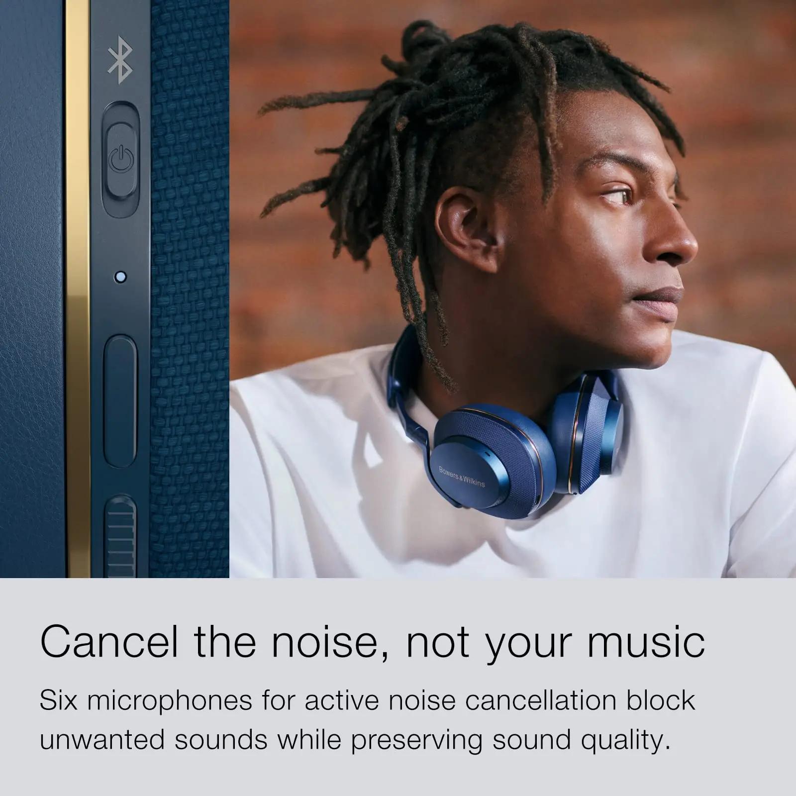 Bowers & Wilkins PX7 S2 pehme kunstnahast mürasummutusega – kasutusnäide