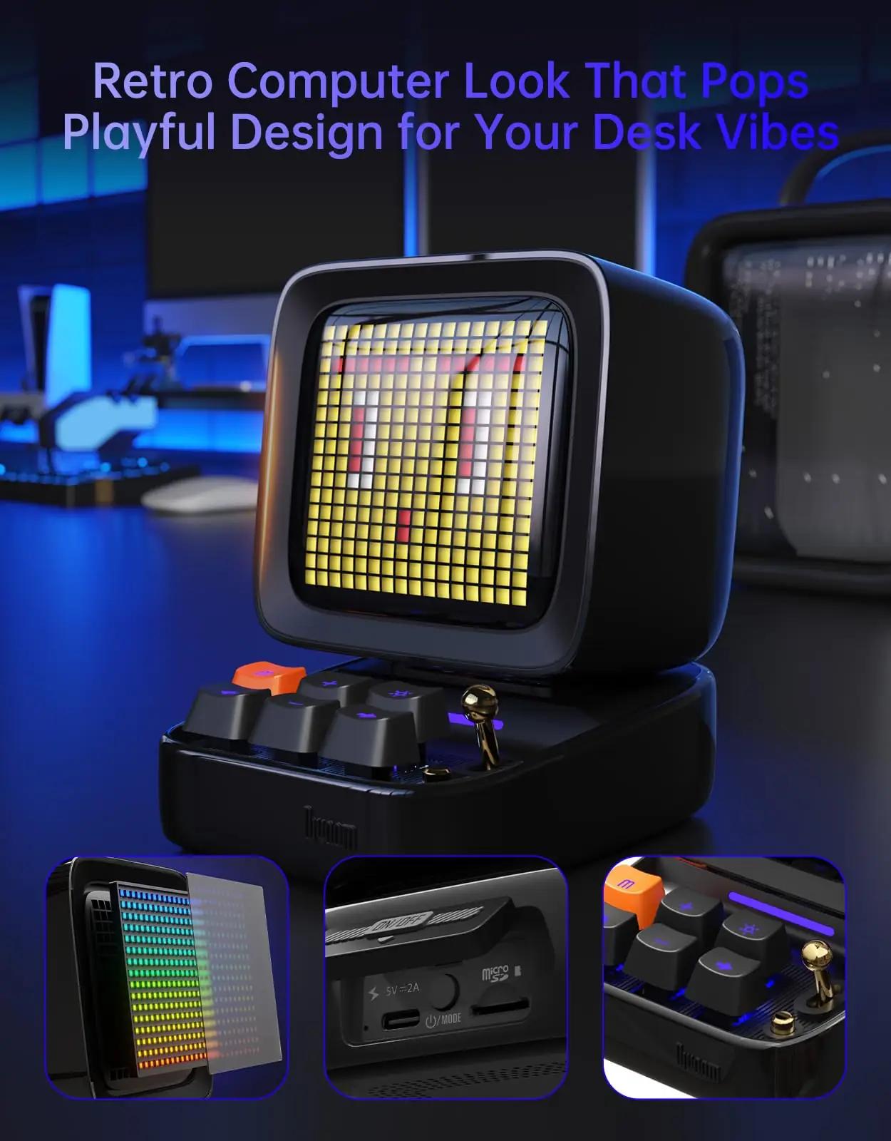 Divoom Ditoo retro-stiilis pixel LED kõlar — nutikas muusika- ja – pilt 8