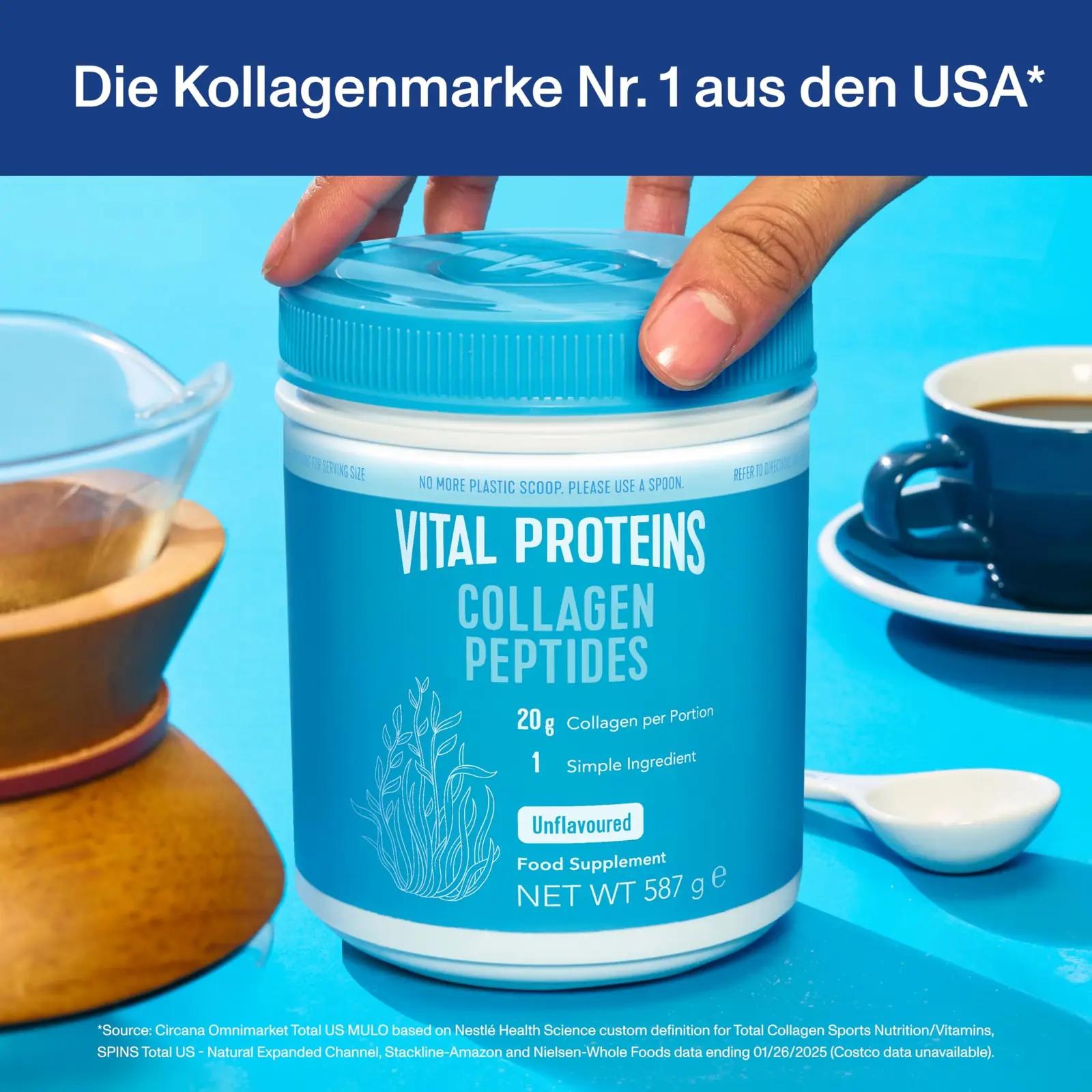 Vital Proteins puhas kollageenipulber – naha ja juuste tugi – kasutusnäide