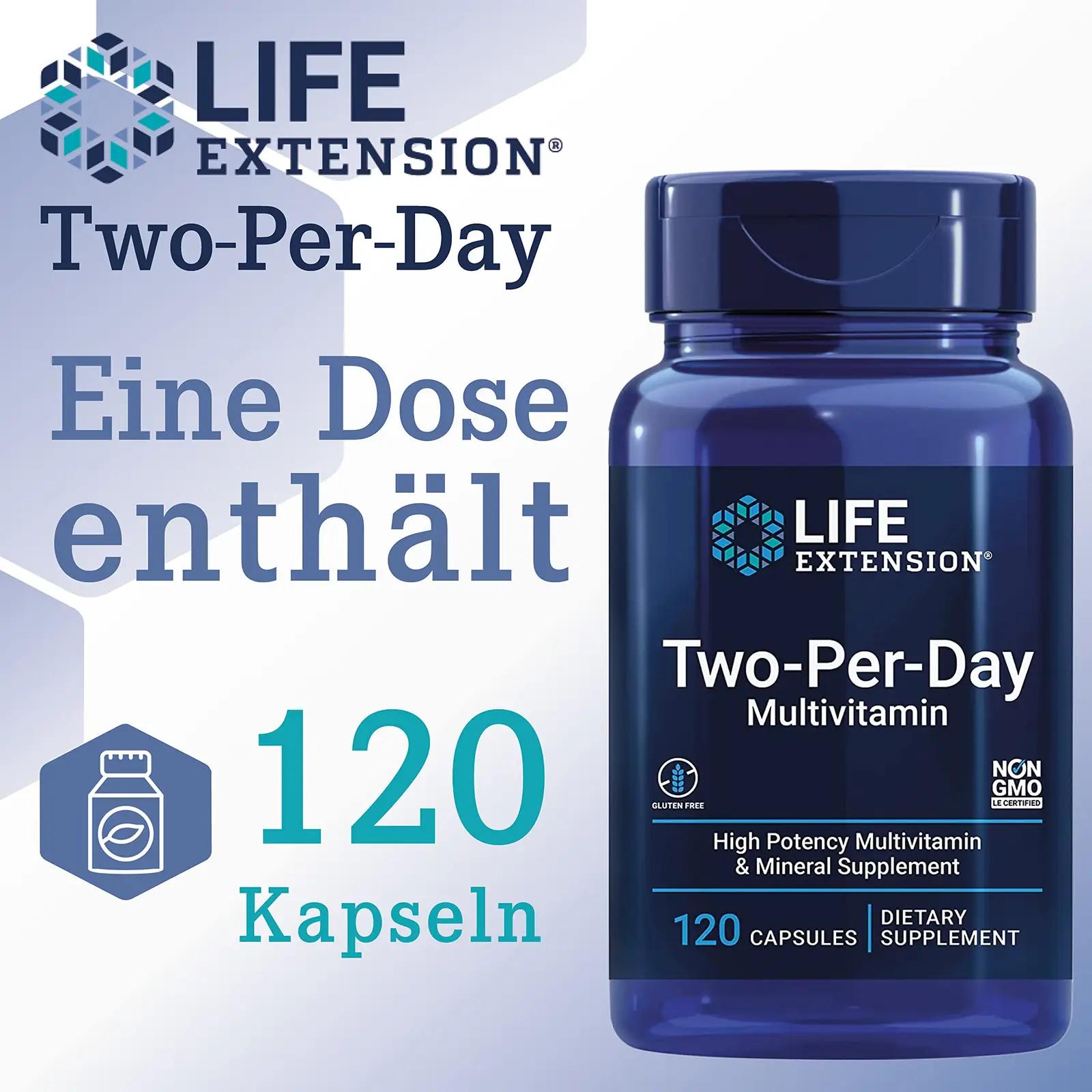Life Extension multivitamiin — igapäevane toetus 120 kapslit – lisavaade