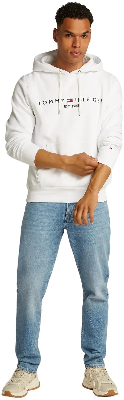 Tommy Hilfiger valge kapuutsiga meeste pusser – lisavaade
