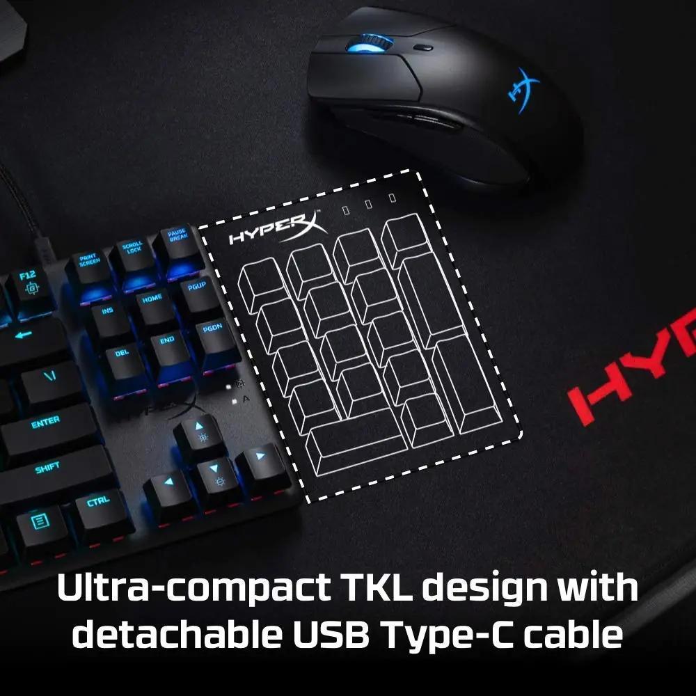 HyperX HX-KB7BLX-US tarvikud – detailne lähivaade