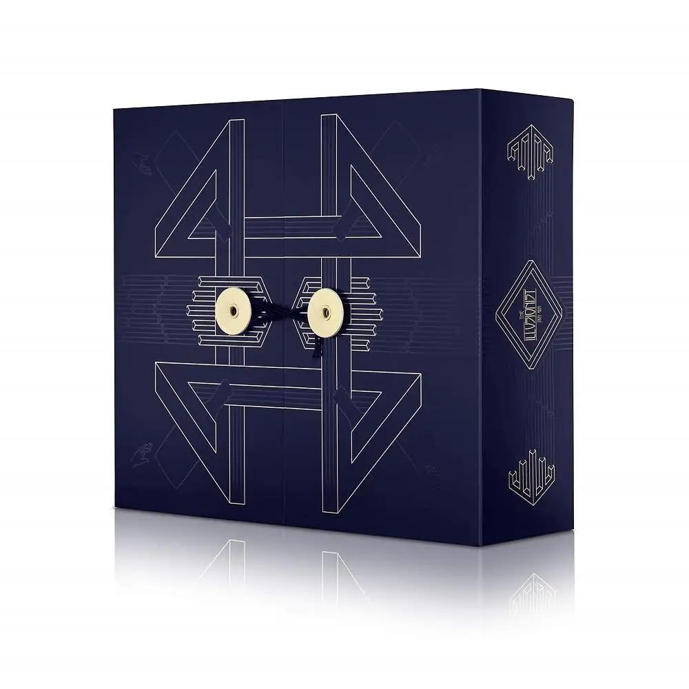The Illusionist Distillery kuiv džinn – elegantne kinkebox 500 ml – pakend ja tarvikud