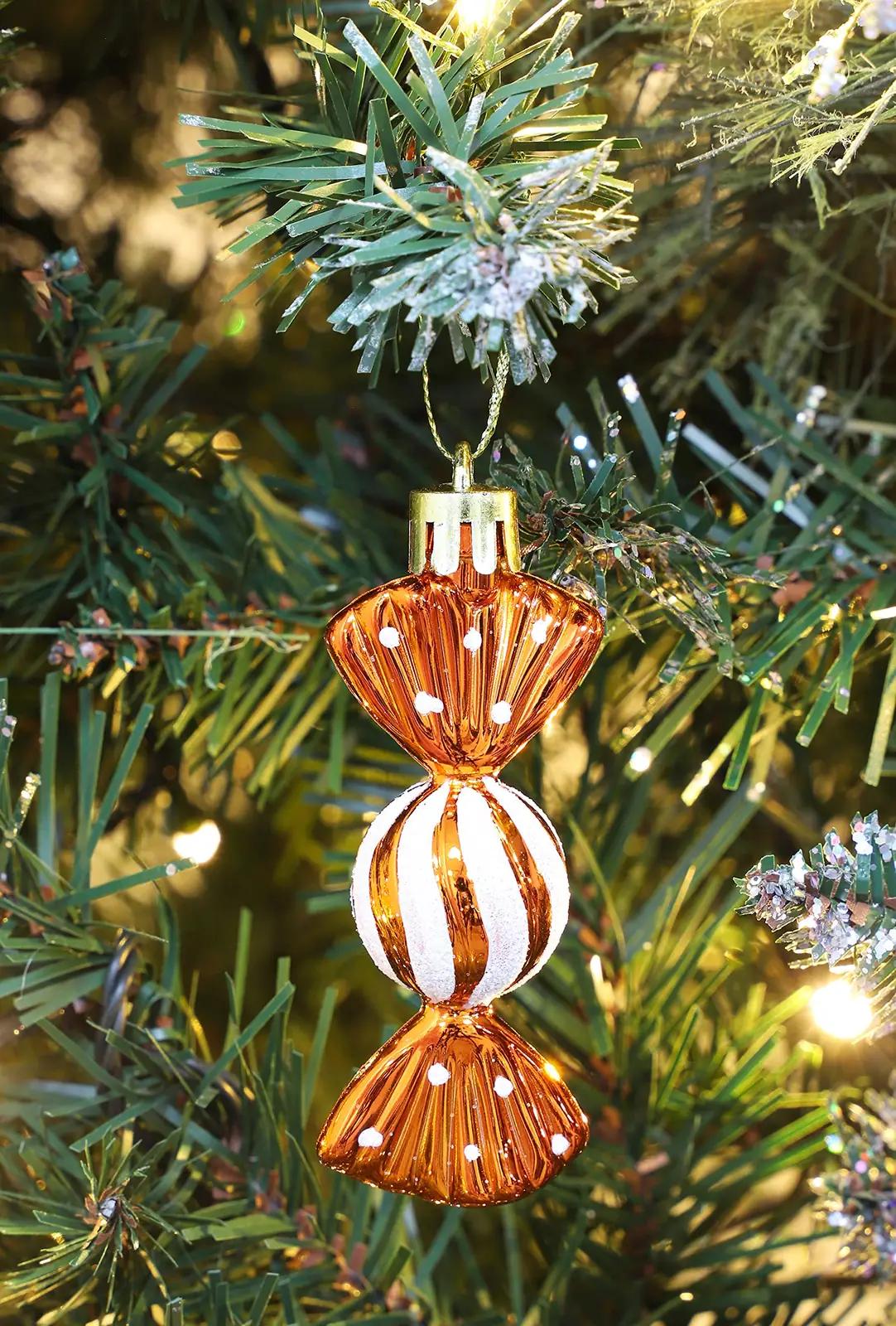 Christmas Concepts Kupfer 6–8 cm särav jõulukuul kingiidee – detailne vaade