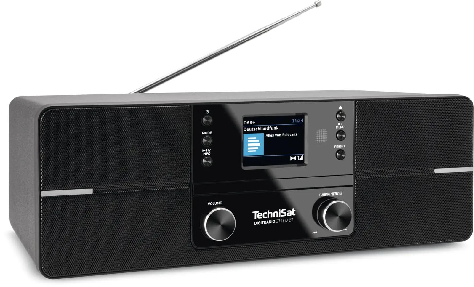 TechniSat kompaktne DAB+ CD-mängija — heli kodukasutuseks