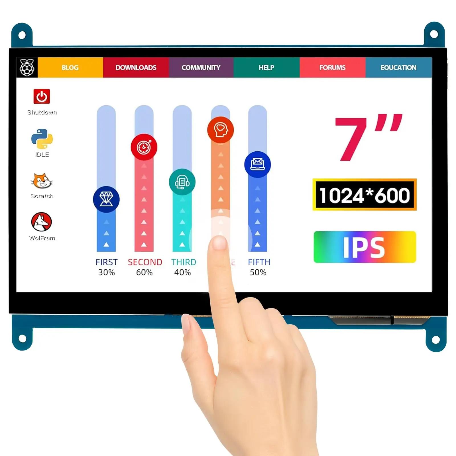 ELECROW 7-tolline HD puuteekraan Raspberry Pi ja DIY projektidele