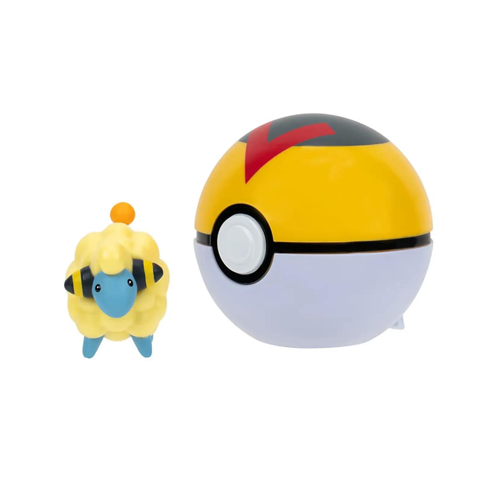 Pokémon stiilne Clip’n’Go Poké Ball – Voltilamm figuuriga