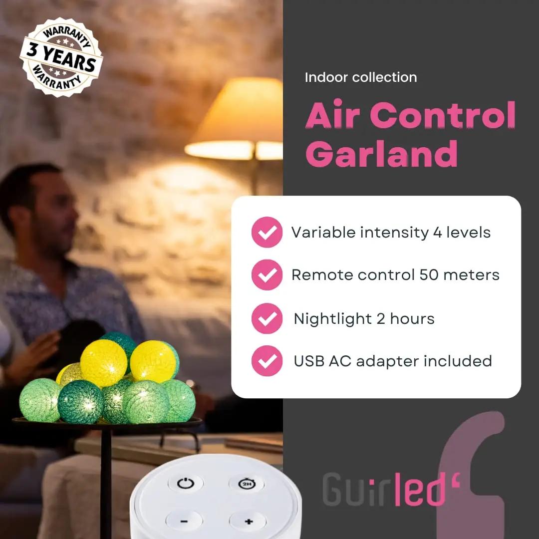 GuirLED roosa LED dekoratsioon – pehme valgus ja USB toide – detailne vaade