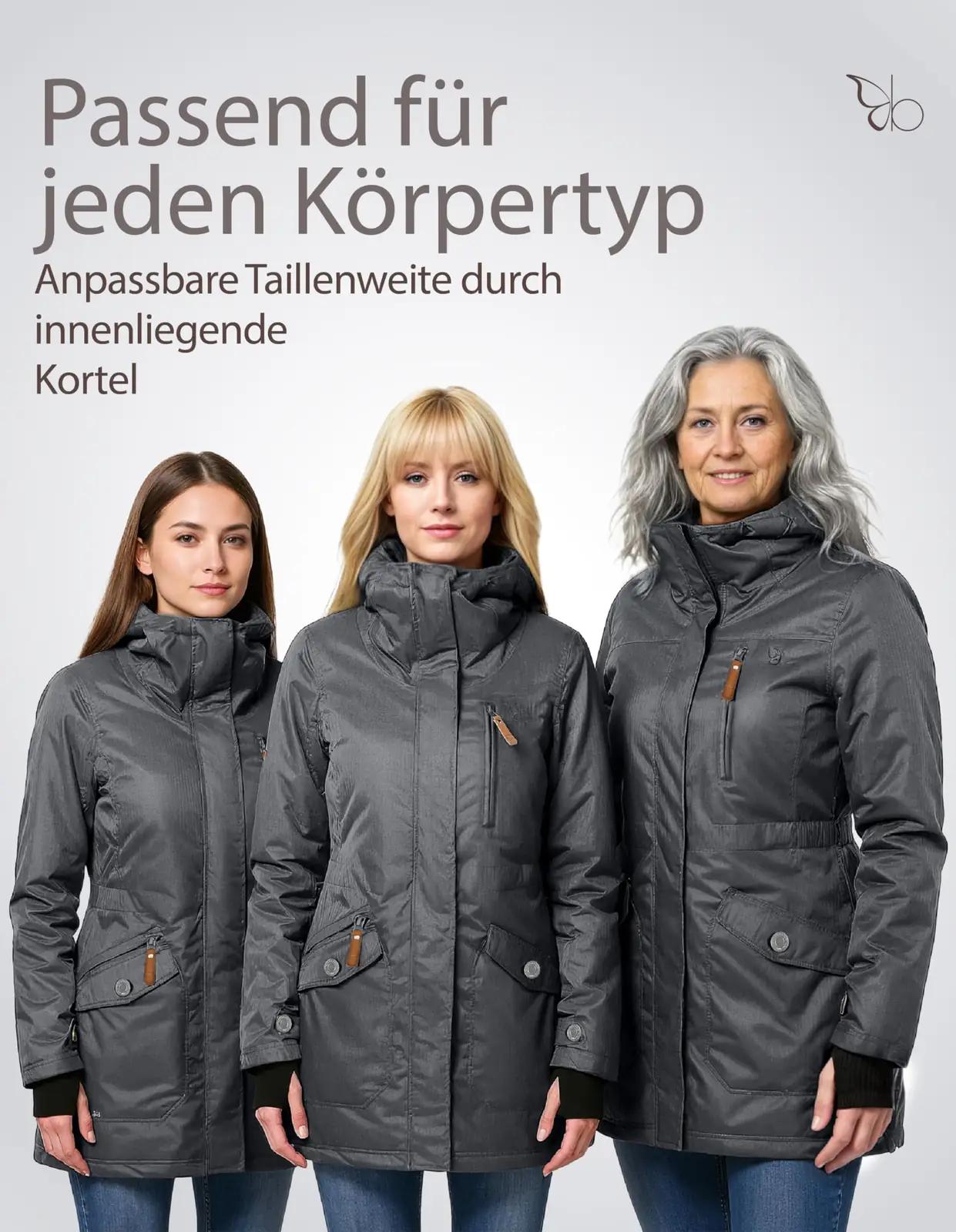 berydale naiste parkajope – soe ja veekindel BD100 parka – pilt 7