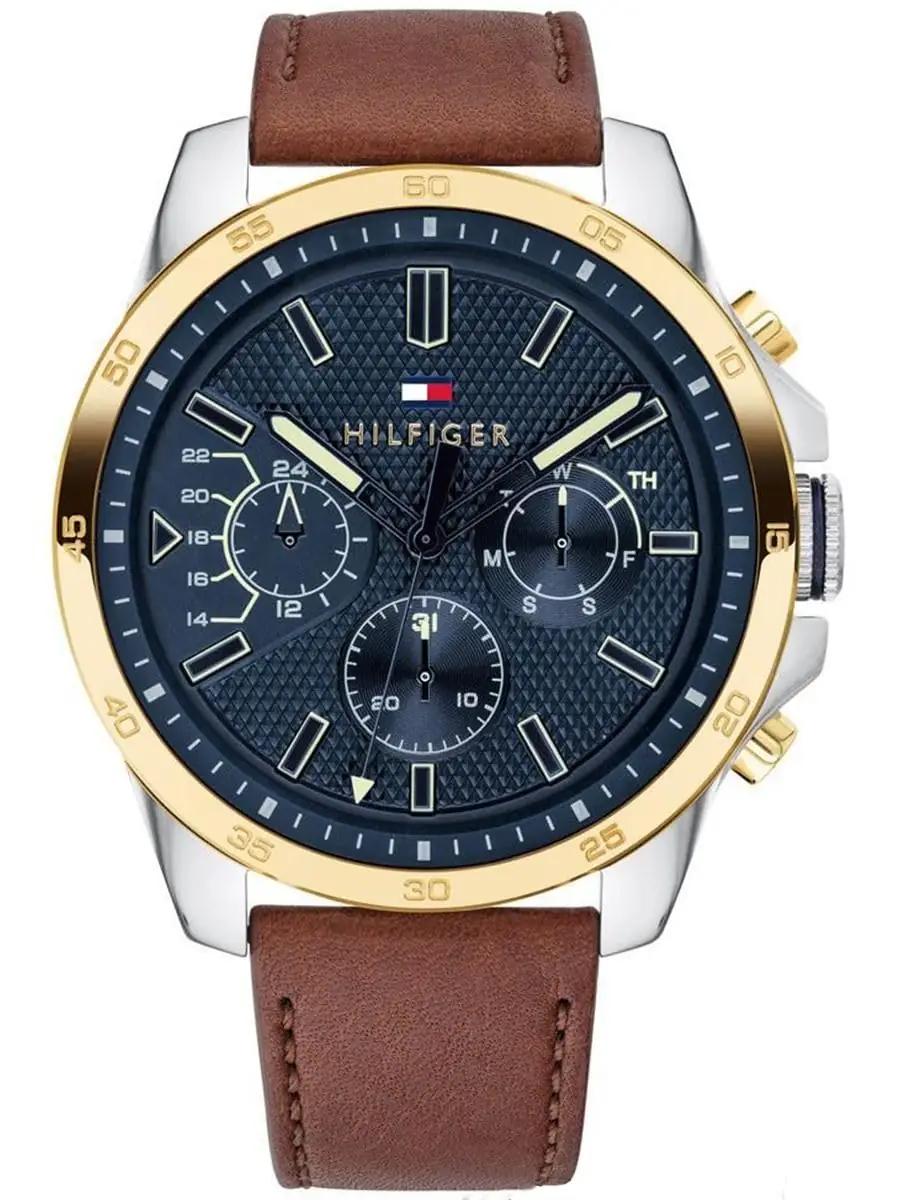 Tommy Hilfiger nahkrihmaga meestekvarts kell