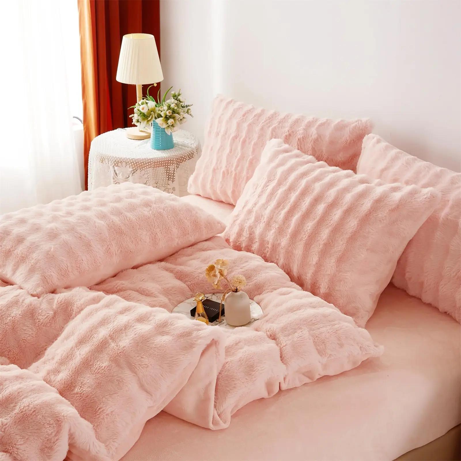 Gezu pehme flanellist voodipesu 240×260 cm – soe padi komplekt – kasutusnäide