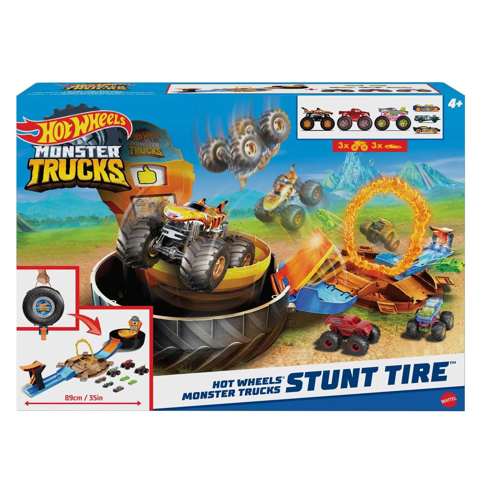 Hot Wheels lõbus plastikust stunt-rehv mängukomplekt lastele – pilt 6