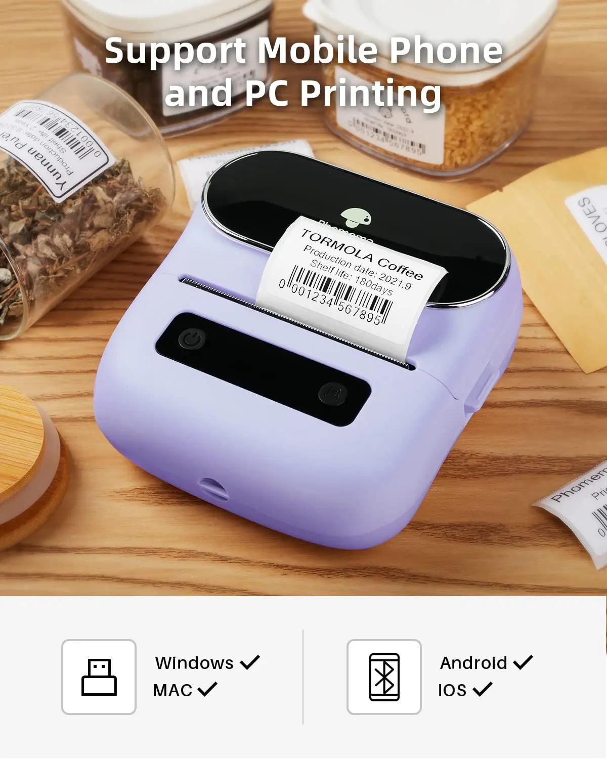 Phomemo kaasaskantav termoprinter etikettidele – lisavaade
