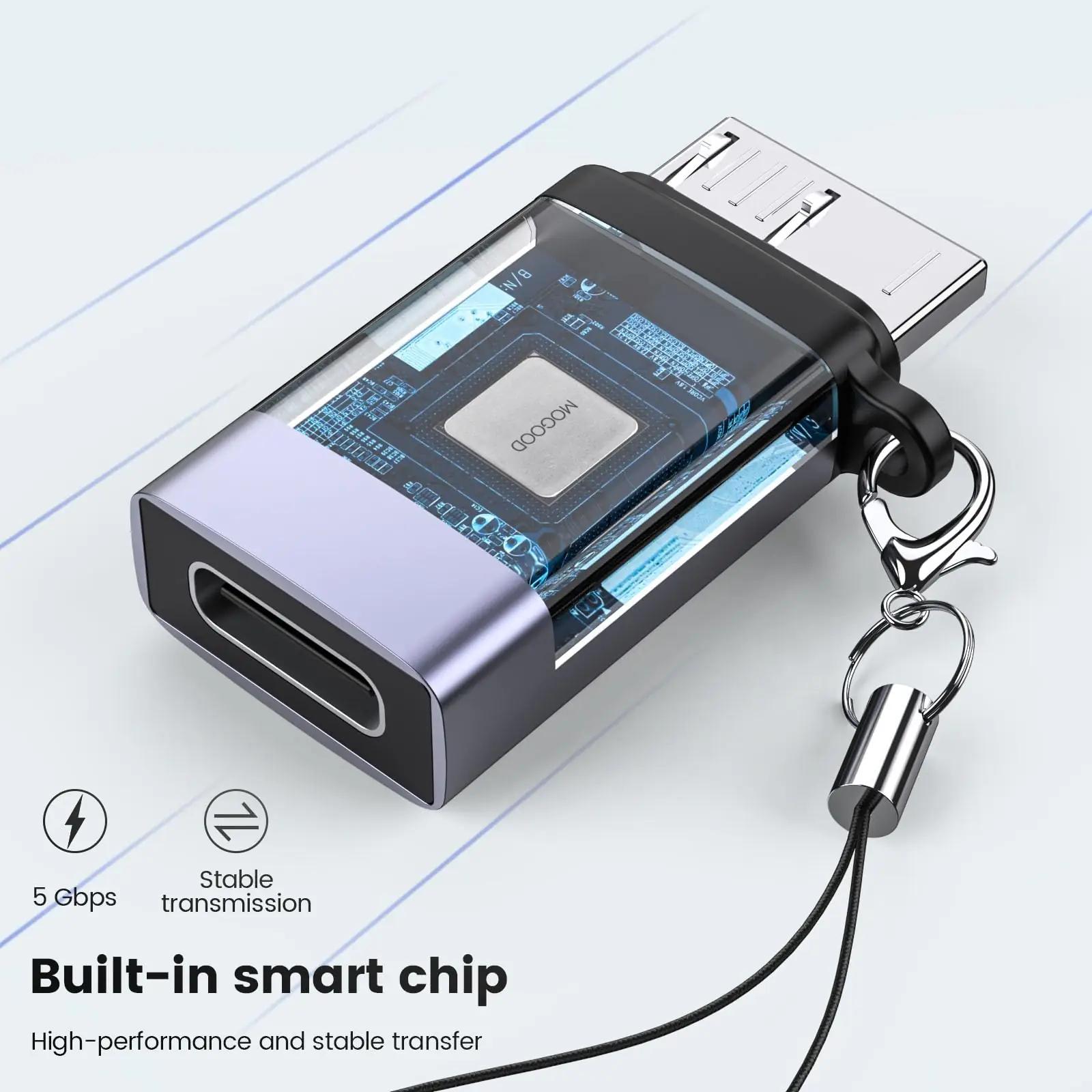 MOGOOD vastupidav alumiiniumadapter USB-C kasutuseks ja reisiks – pilt 6