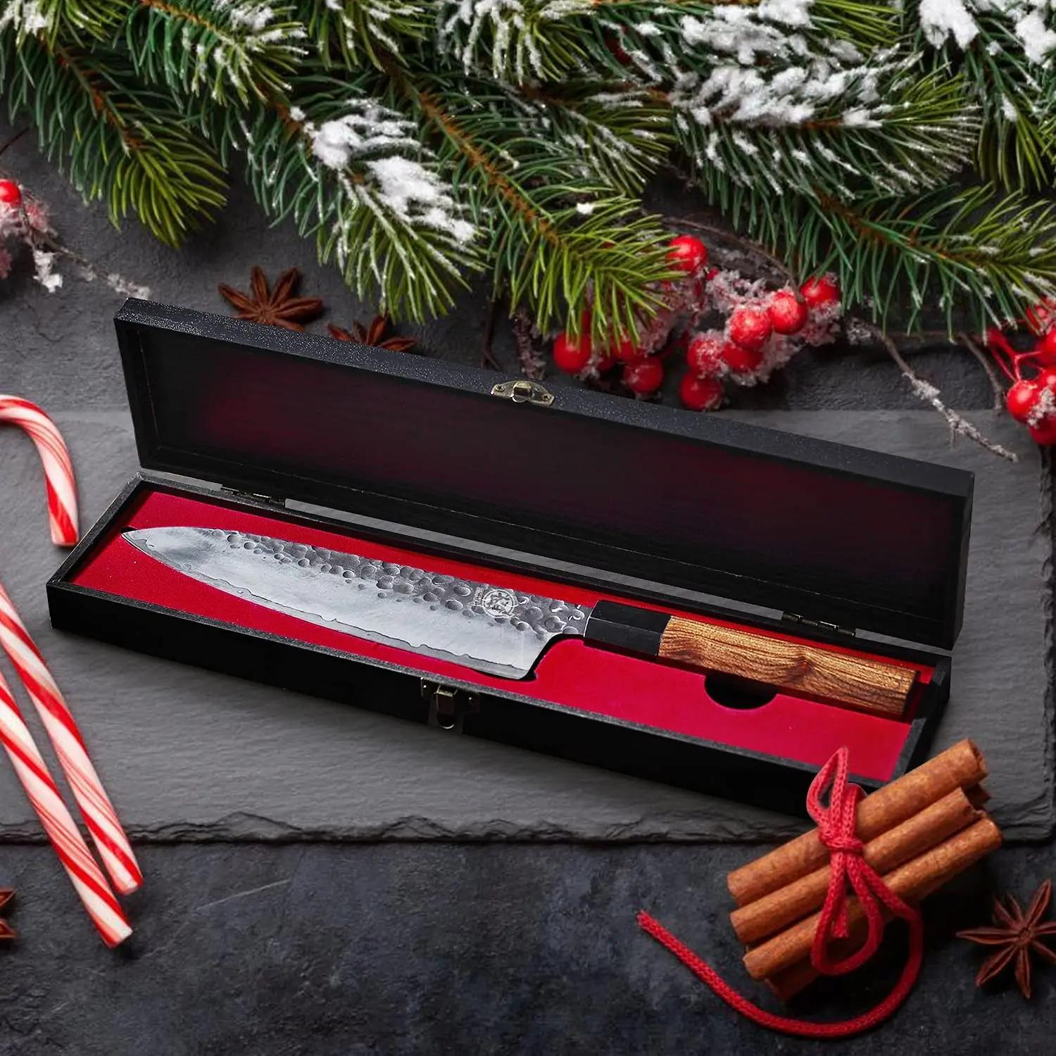 MITSUMOTO SAKARI roostevaba 22 cm Gyuto köögi nuga – pilt 9