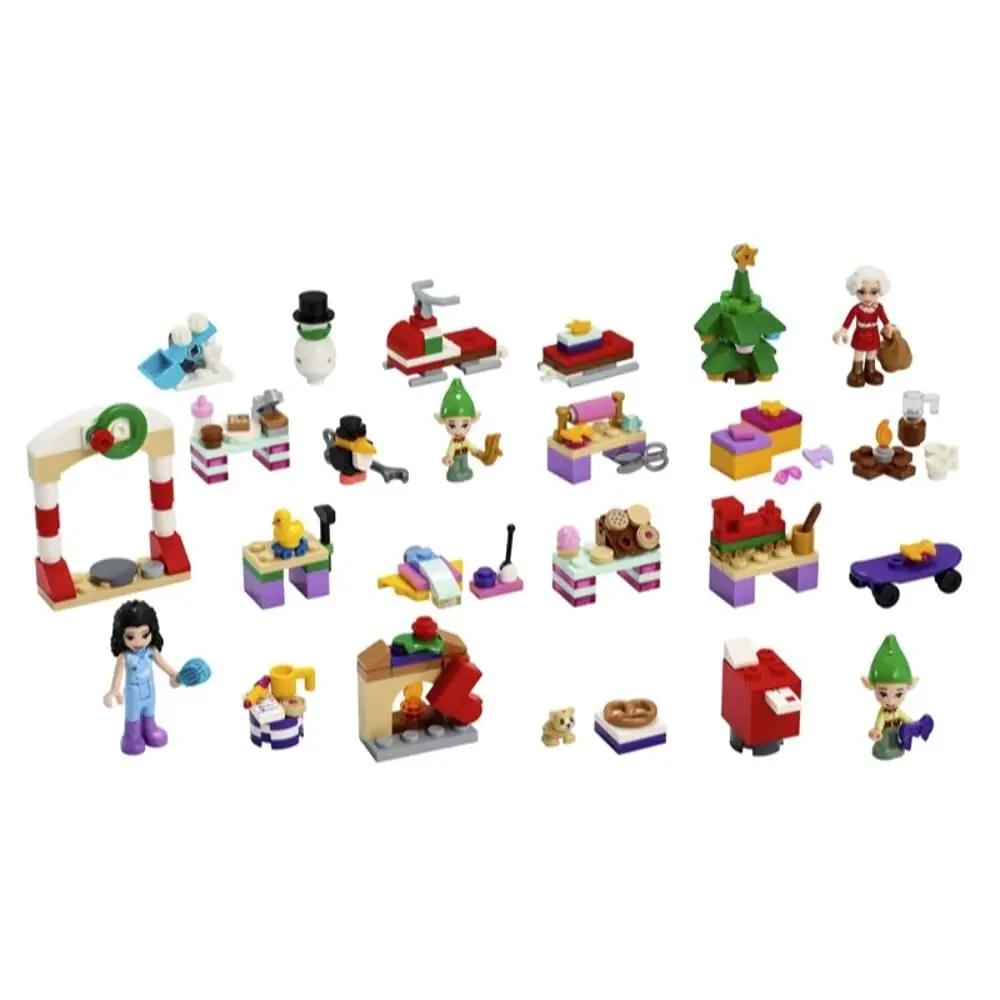 LEGO Friends advendikalender 24 päeva loovust ja mängu – pakend ja tarvikud
